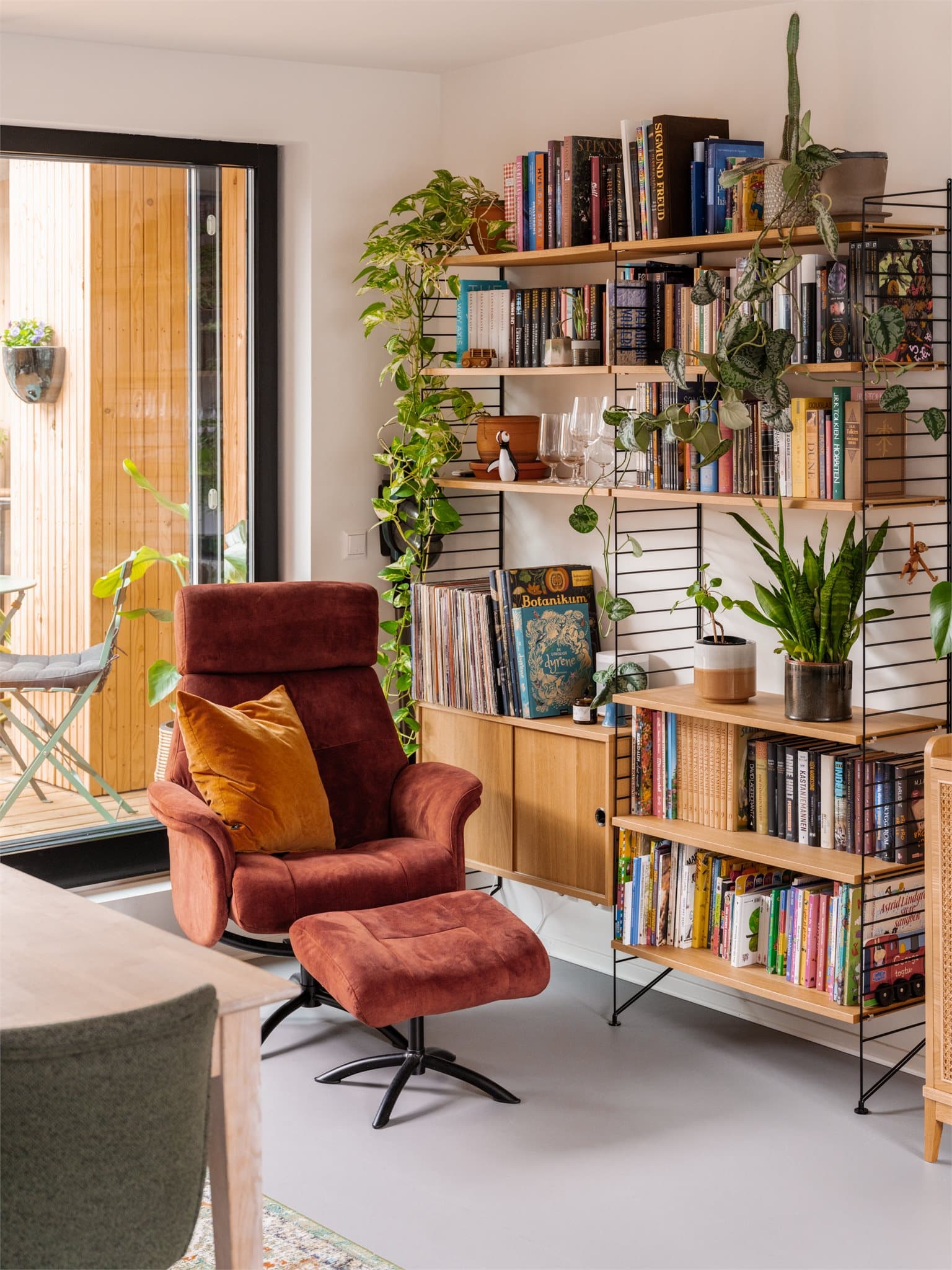 Den gode størrelsen gir mange muligheter når det gjelder innredning.