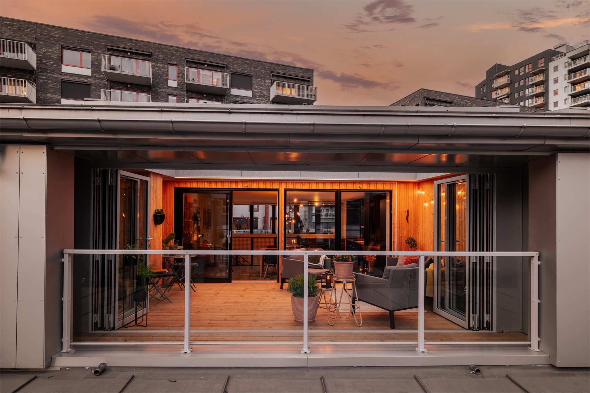 Et unikt hjem i toppetasjen av bygget.