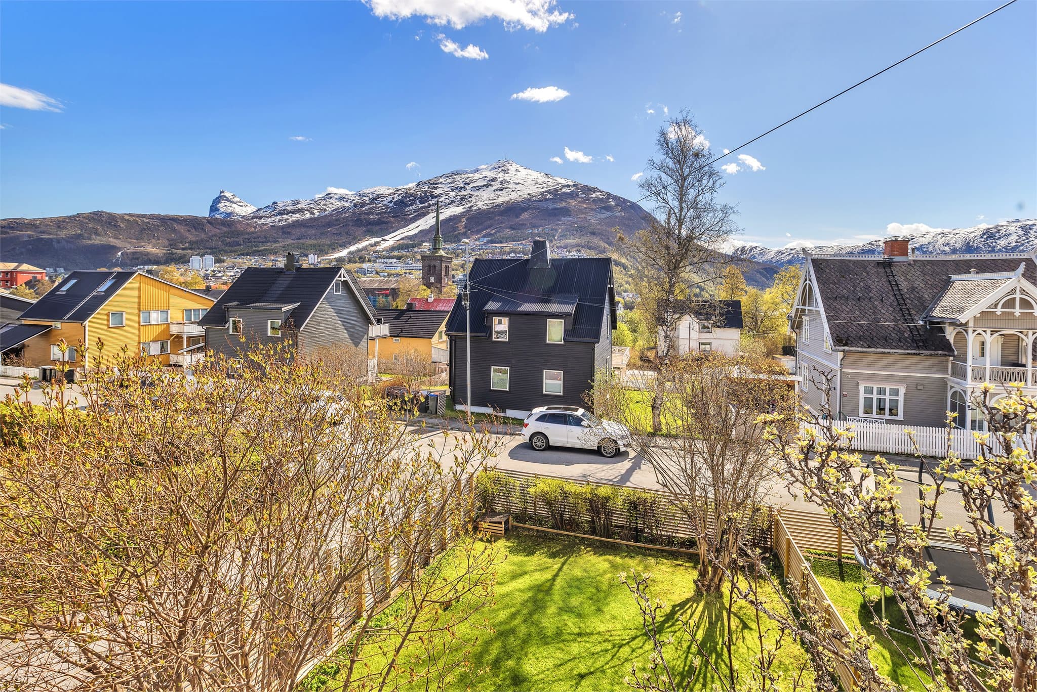 Bilde tatt fra veranda/terrasse