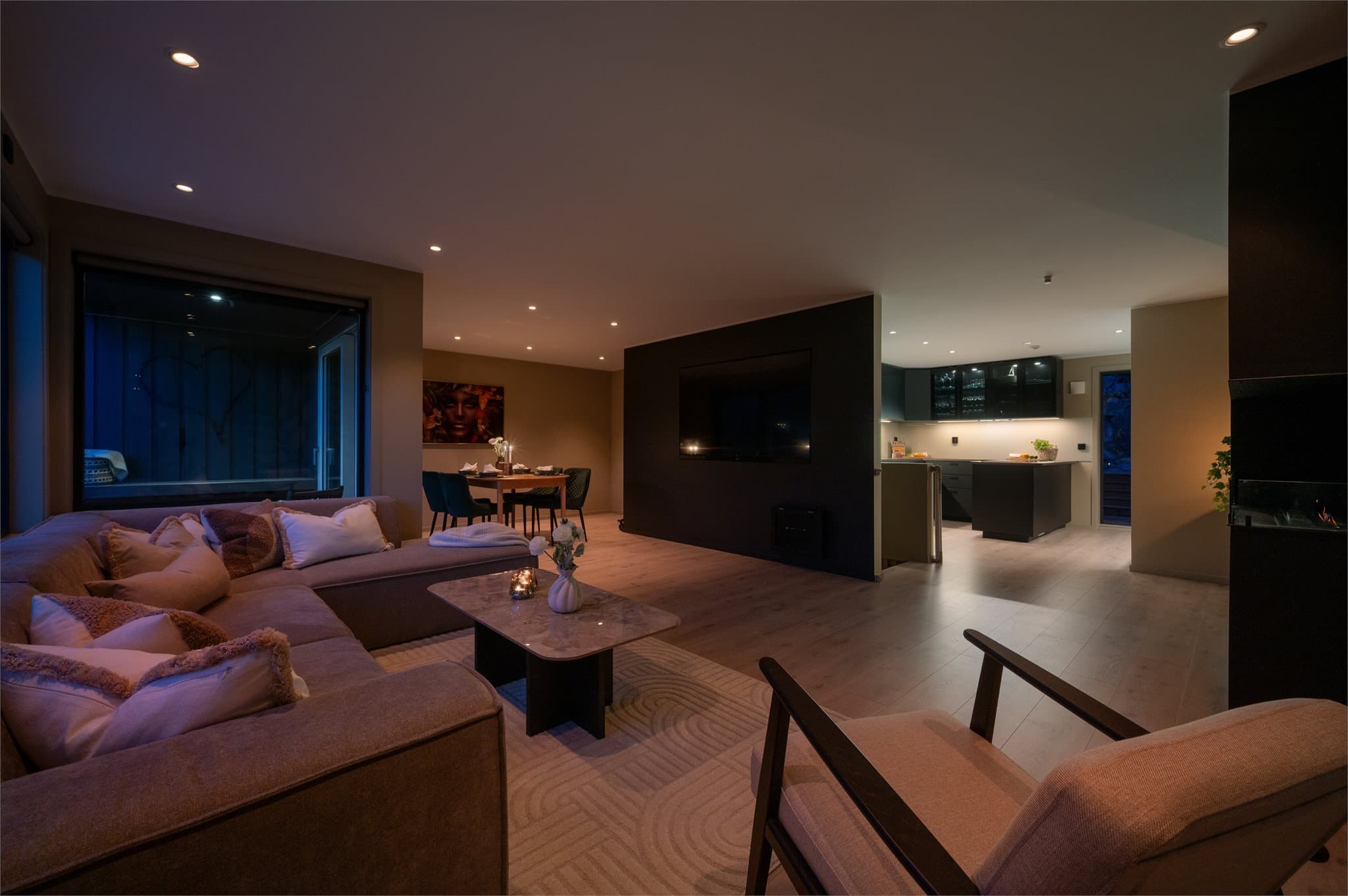 - Boligen går over to plan og har et totalt BRA-i på 132m² -