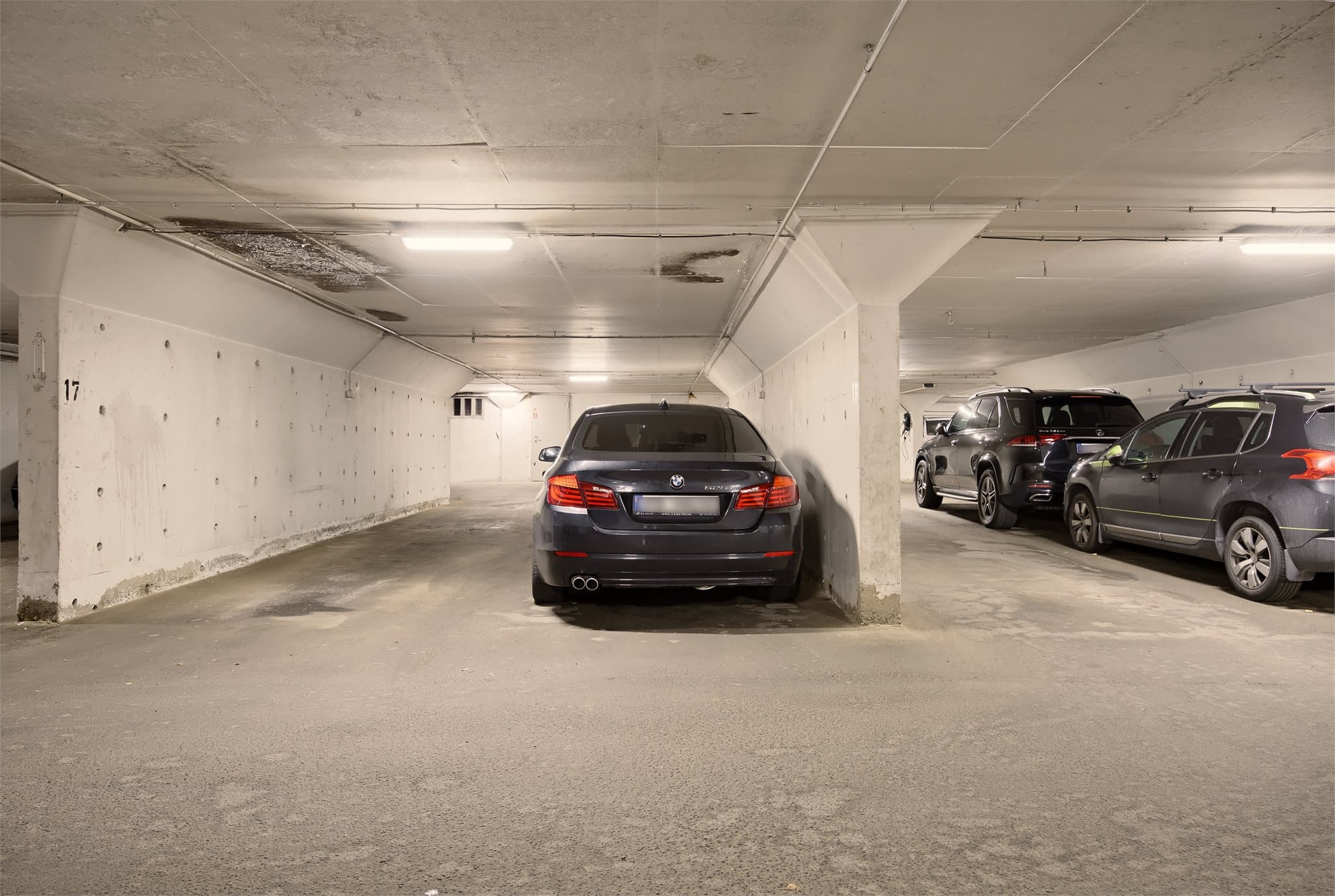 Her har du fast parkeringsplass - med mulighet for etablering av el-billader.