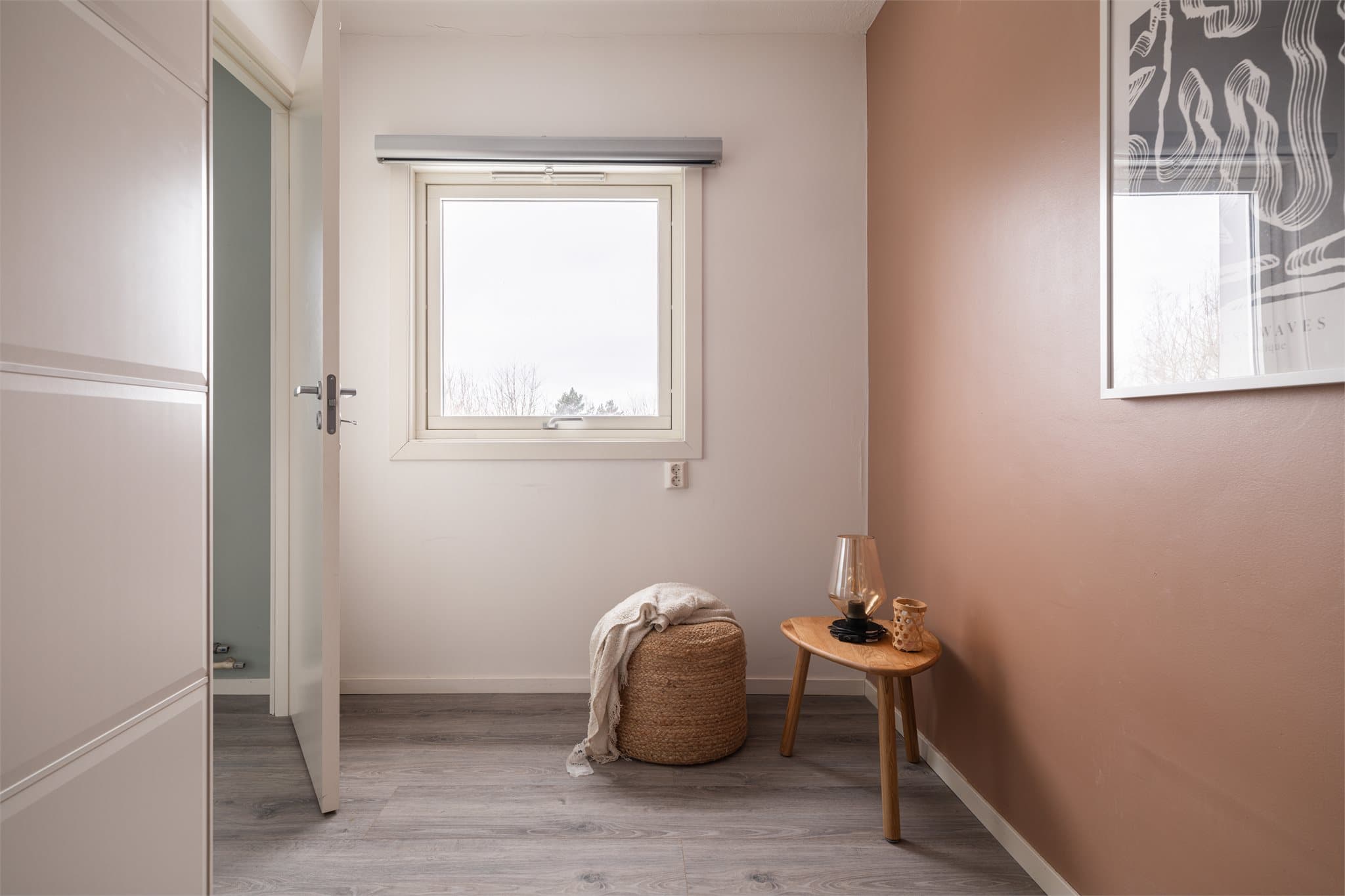 Det andre soverommet byr på mange bruksmuligheter - alt etter behov.