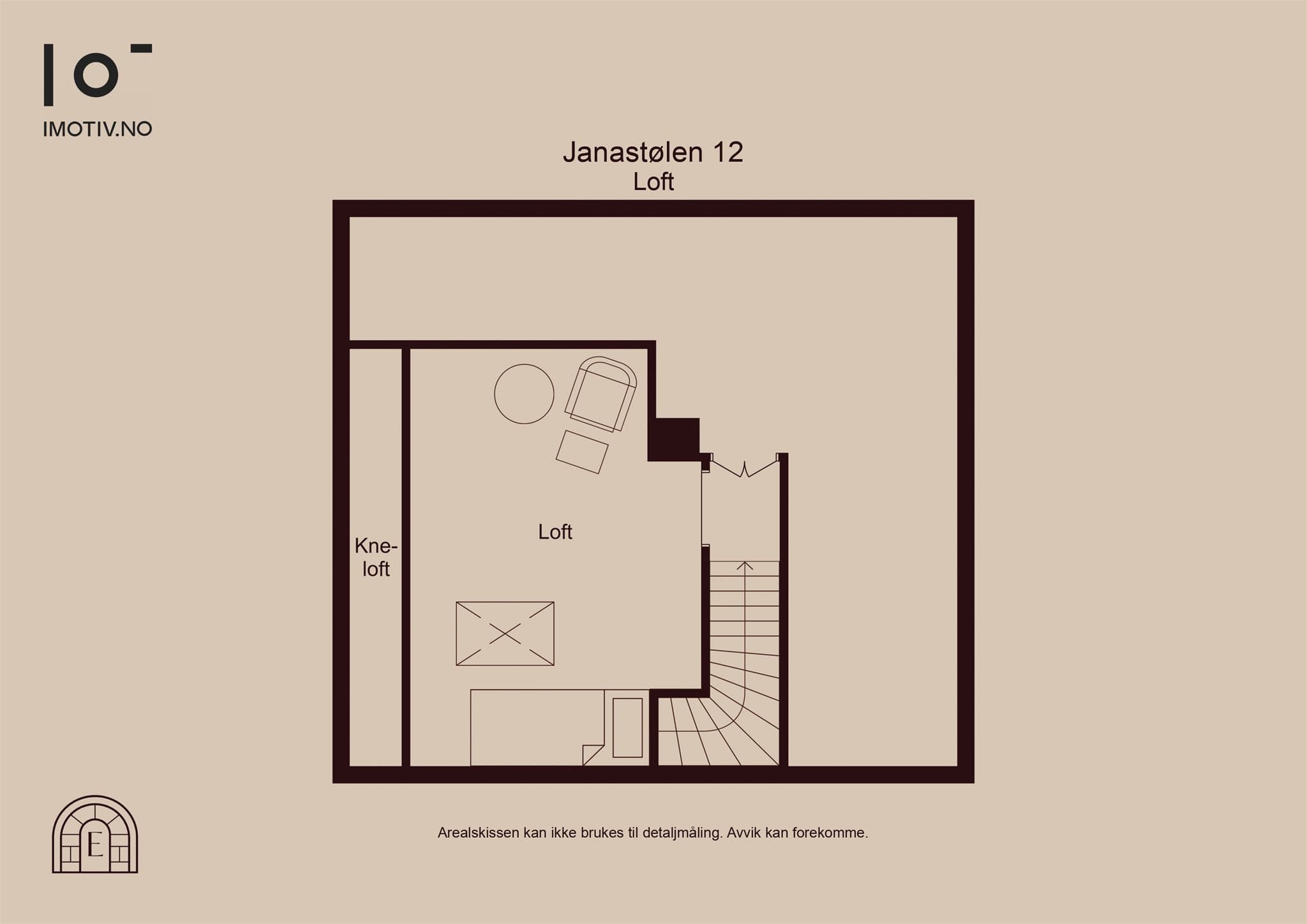 - Plantegning loftsetasje -