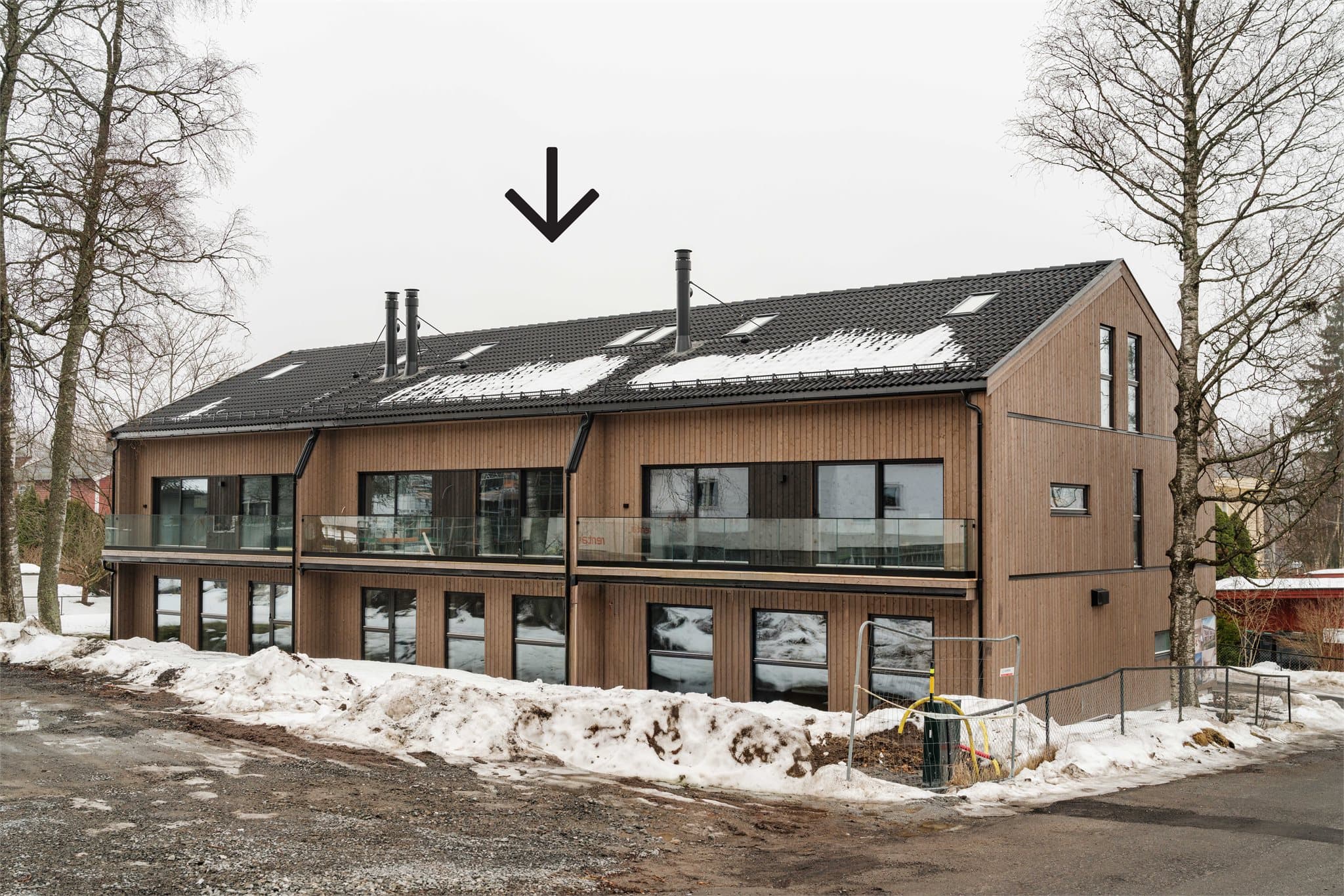 Enheten er 2 av 3 stk i rekken.