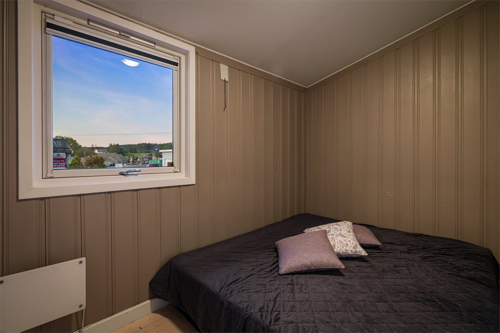 Plass til dobbeltseng.