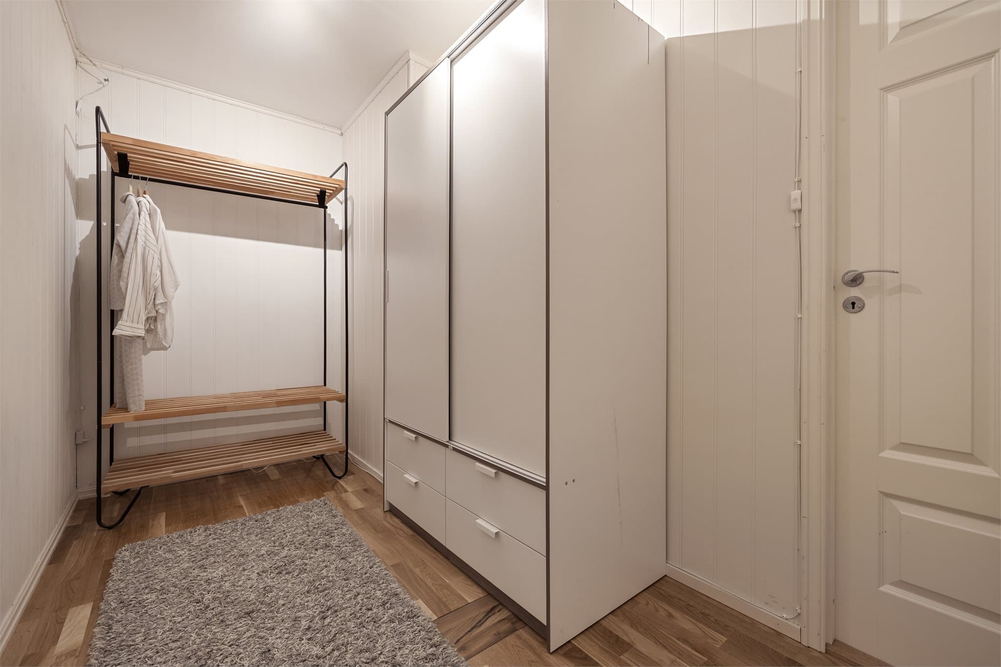 Walk-in closet.