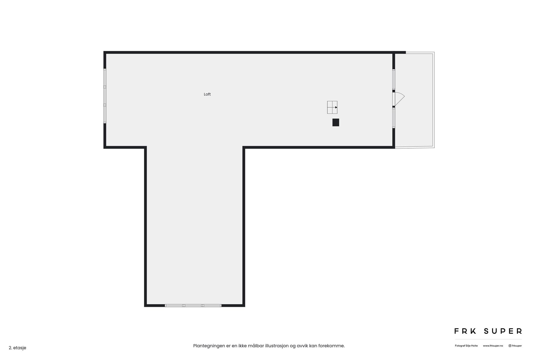 Plantegning loftsetasje