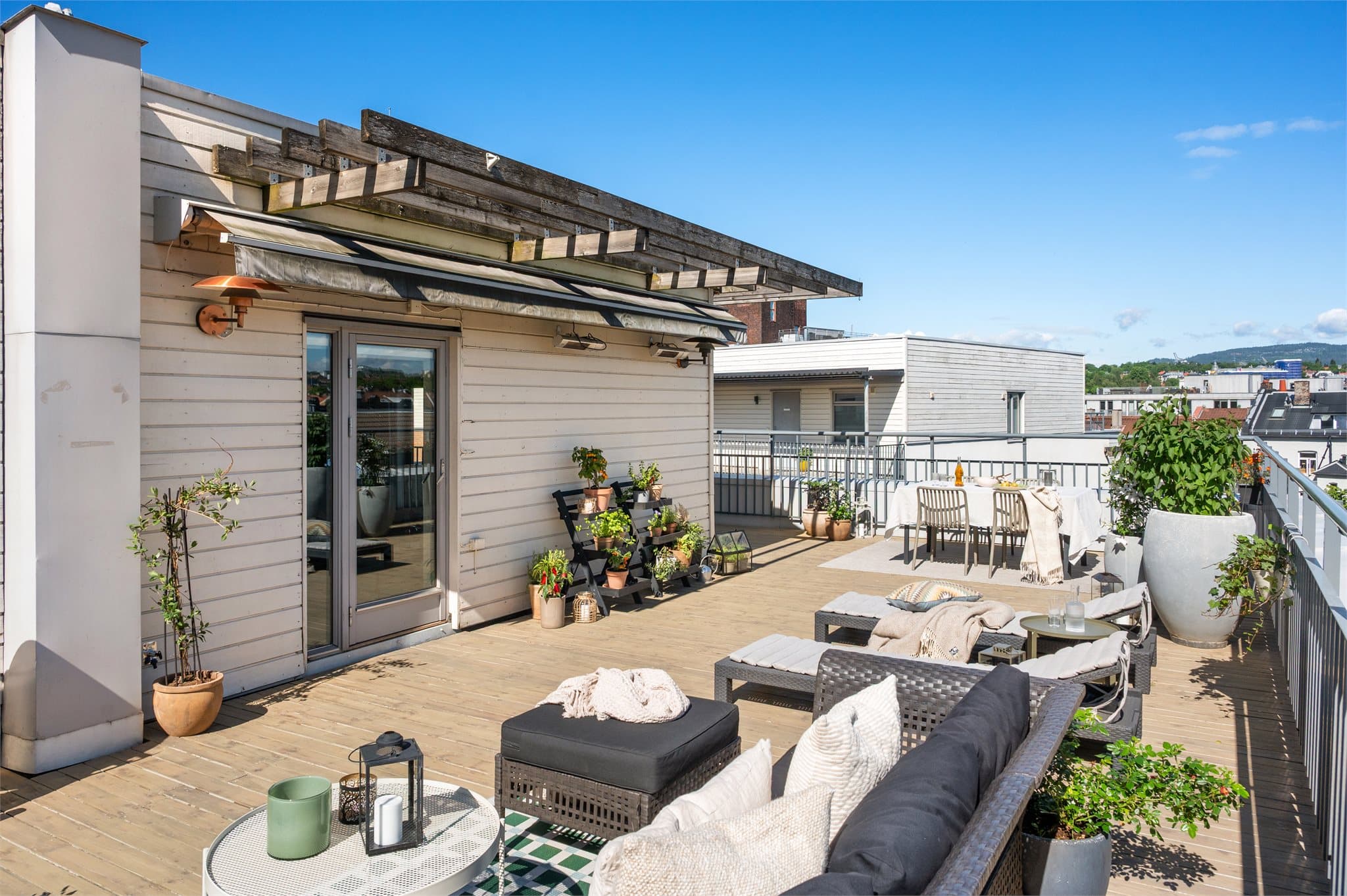 En perfekt plass til å nyte klar himmel og solfylte dager.