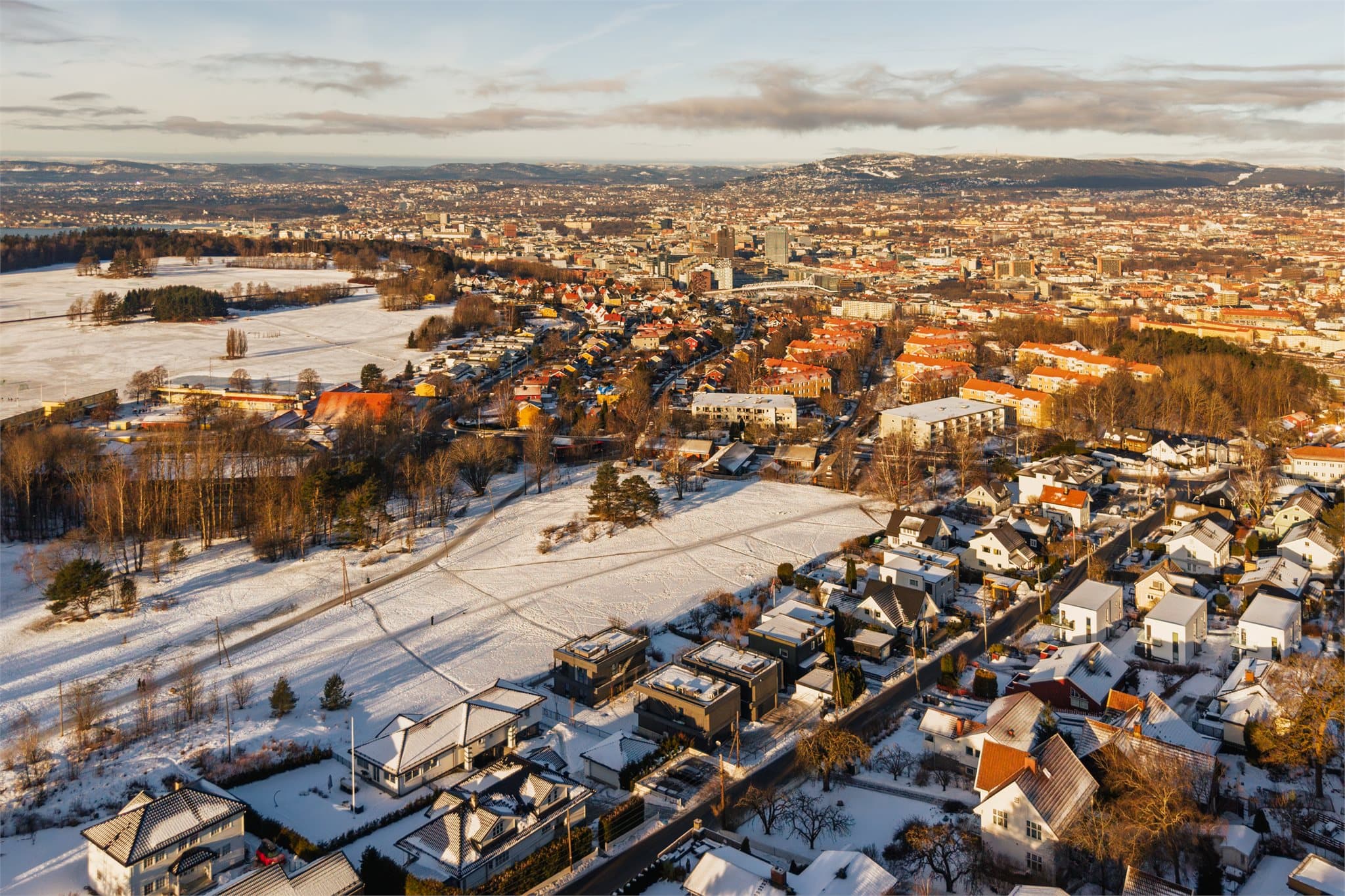Ekeberg har store, flotte grøntområder som inviterer til lek, moro og sosiale sammenkomster.