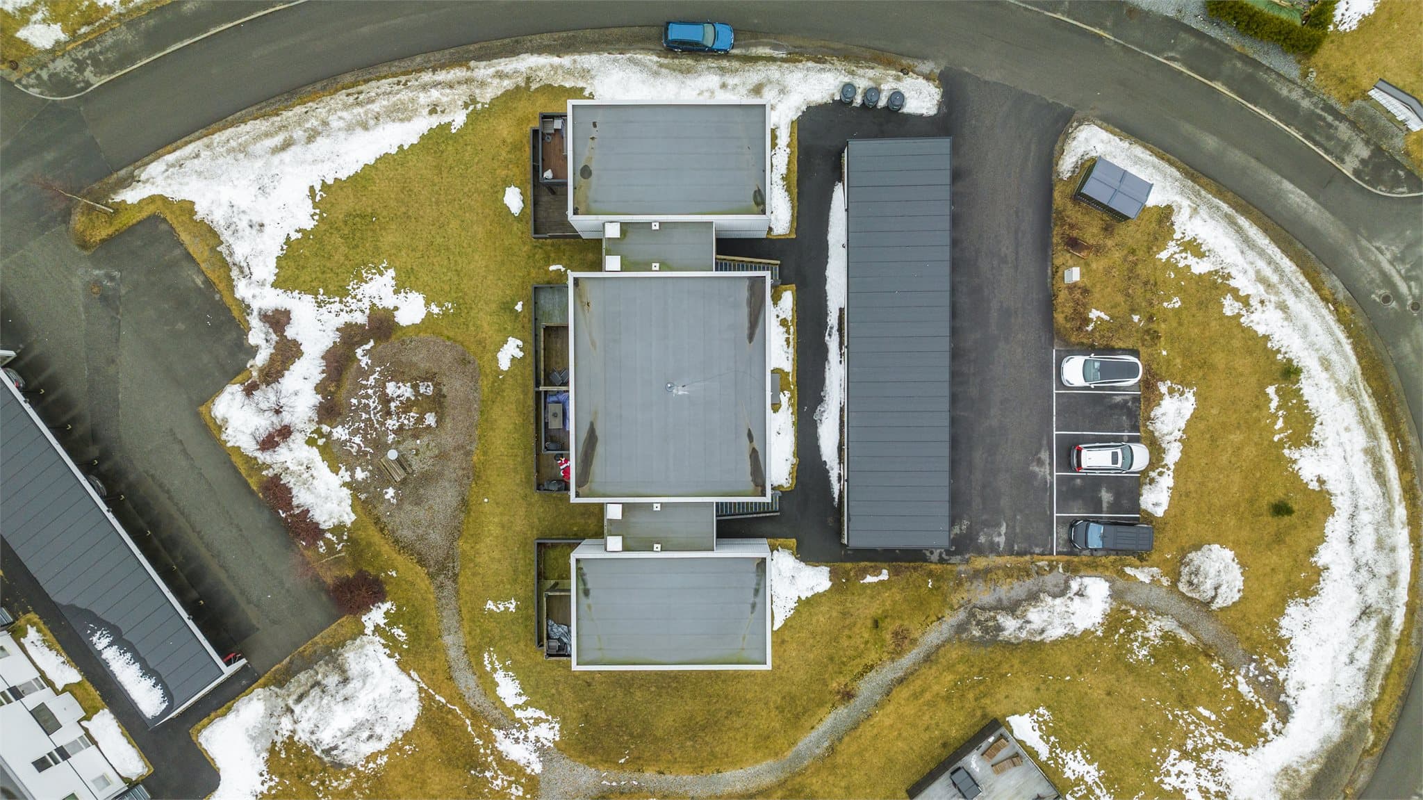 Oversiktsbilde over eiendommen.