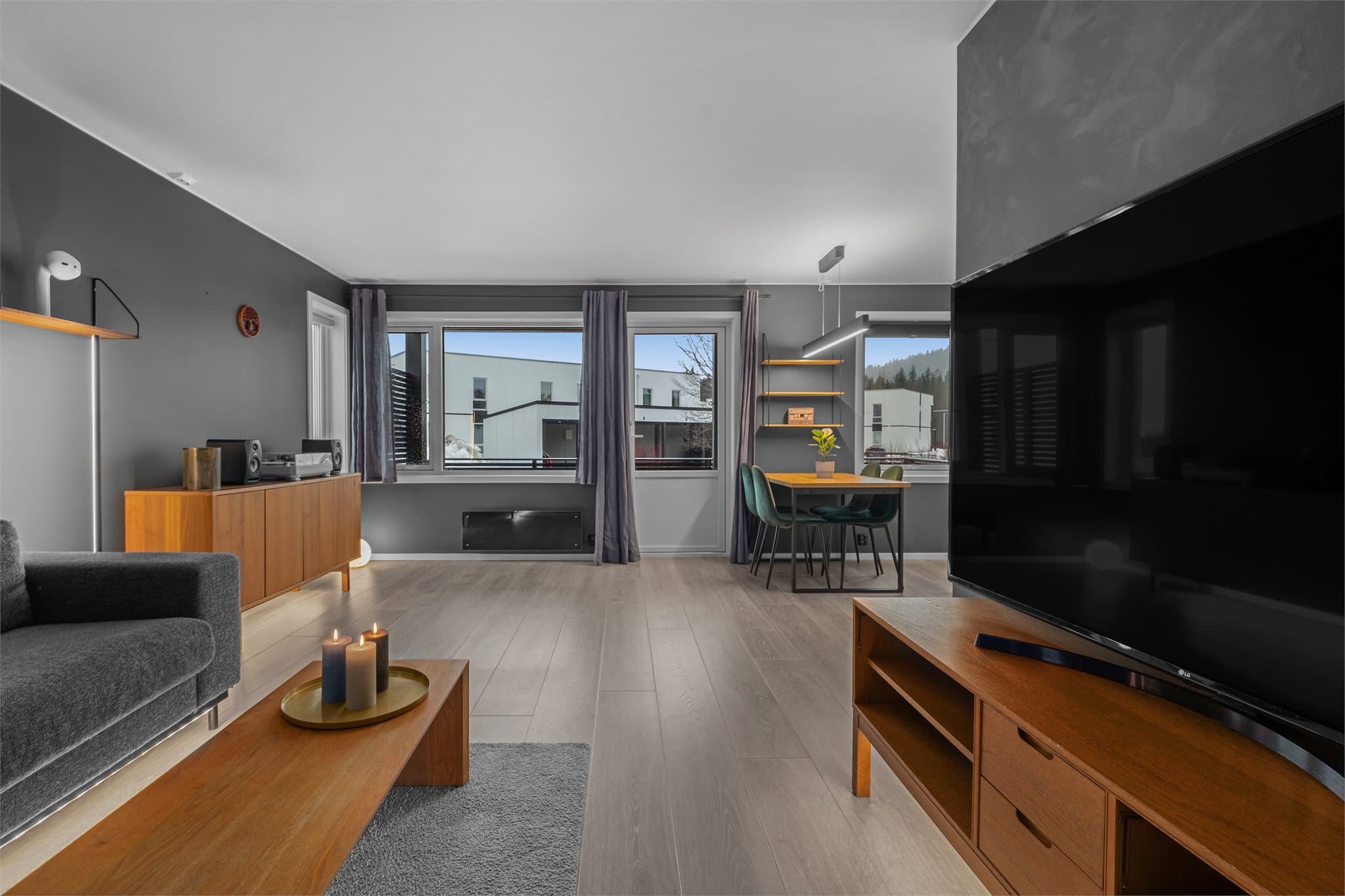 En pen selveier endeleilighet i 1. etasje.