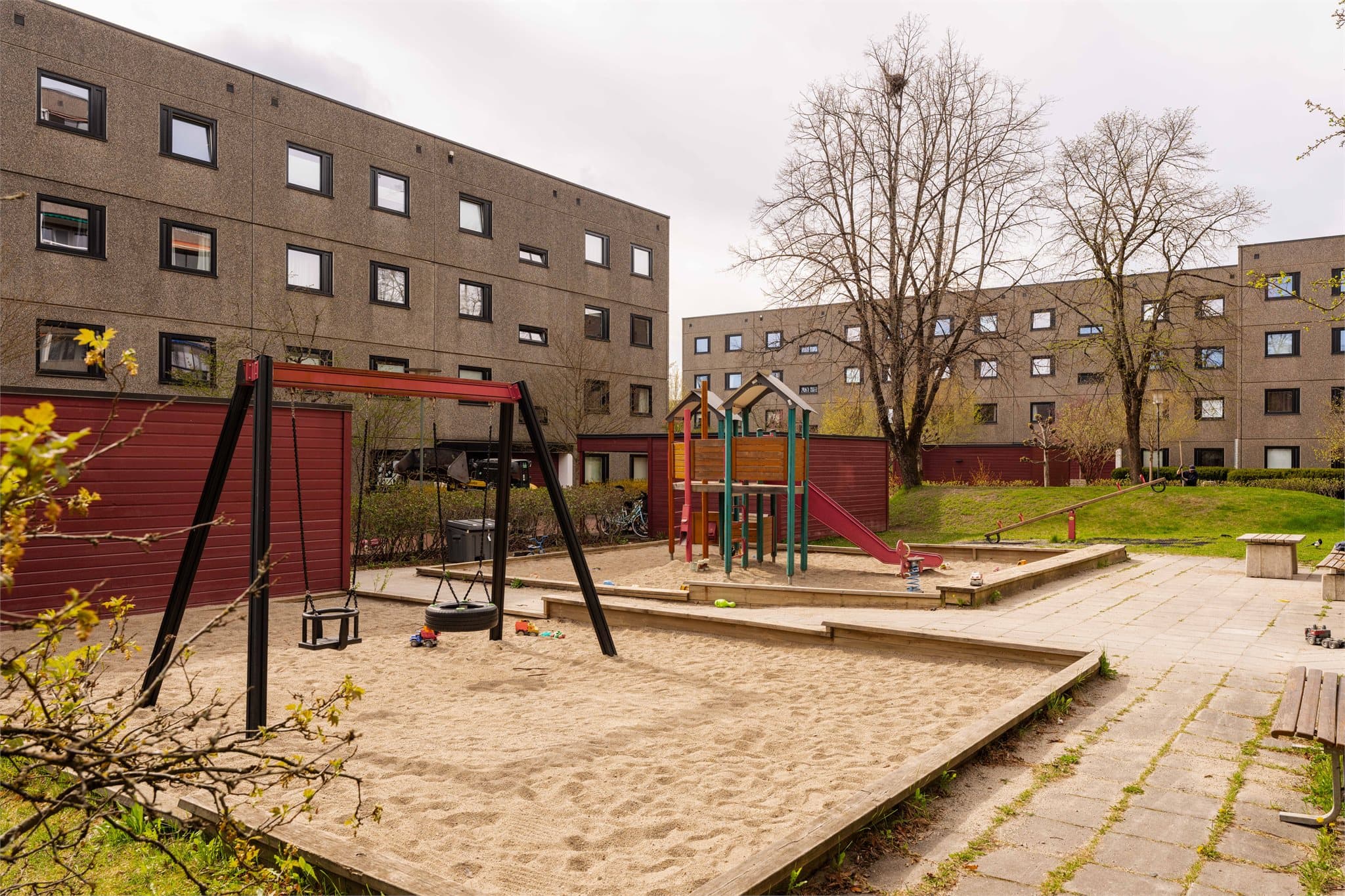 Koselige uteplasser for nabolaget!