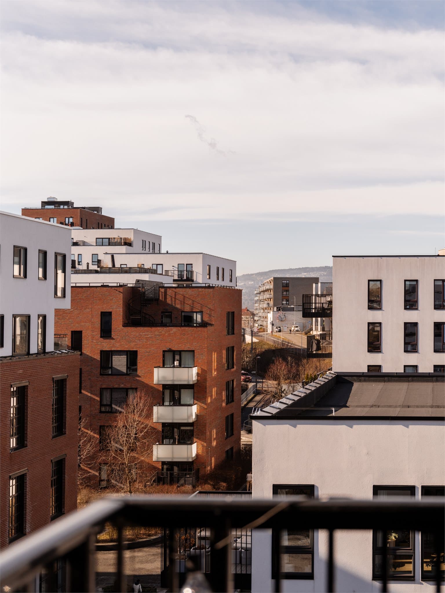 Her bor dere høyt og fritt i boligens 6. etasje!
