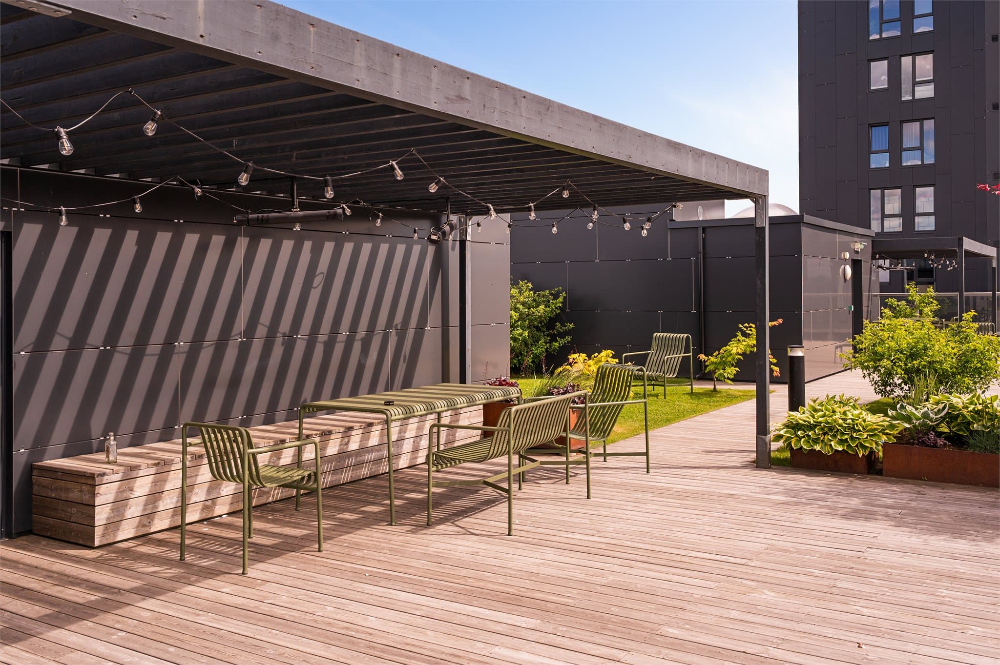 Her er det lagt godt til rette for sosiale lag.