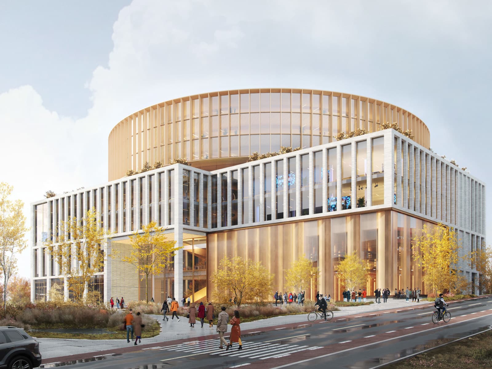 Det nye NRK bygget er under oppføring og vil bringe et skikkelig løft til området!