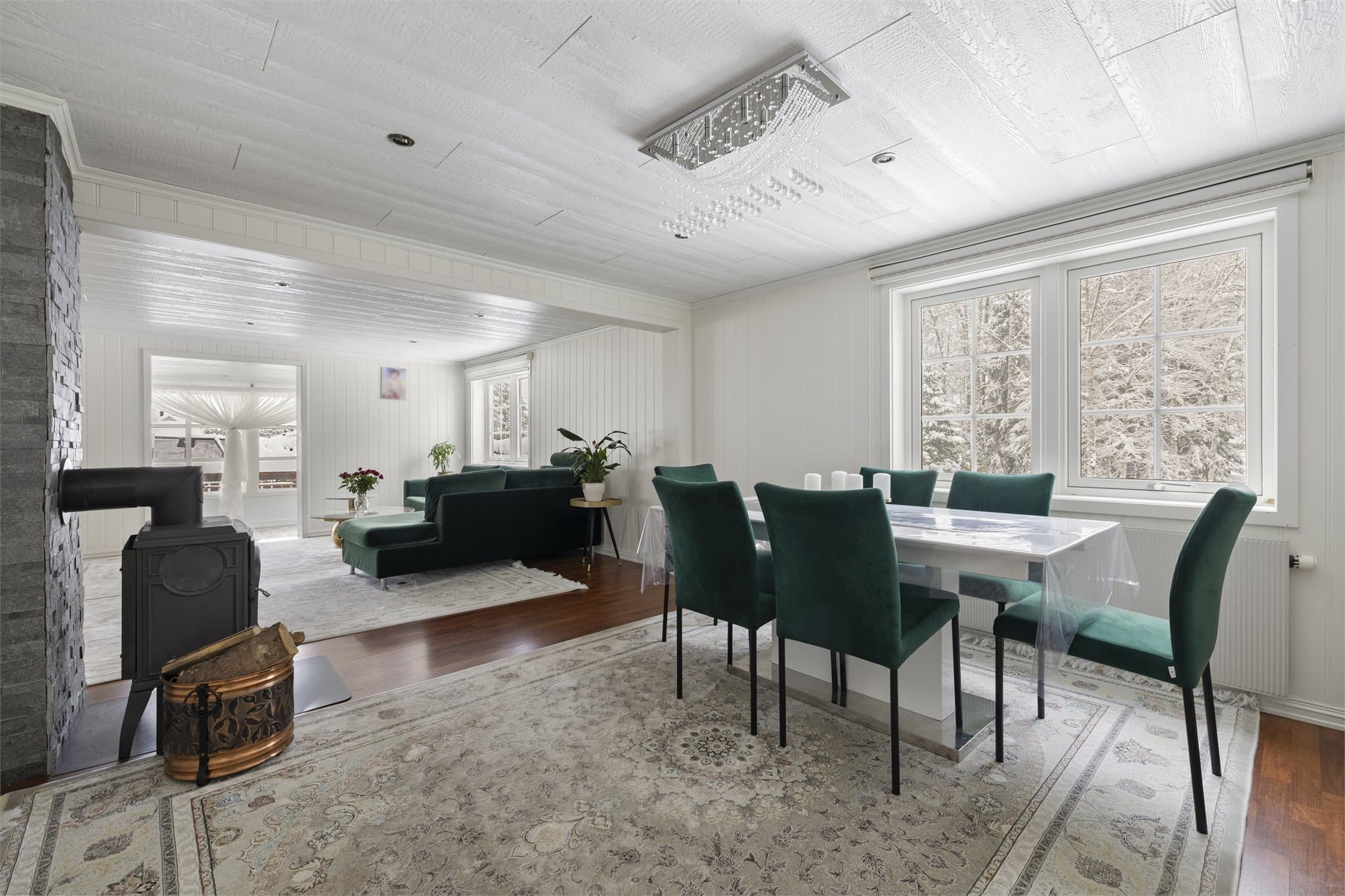 Her er det enkelt å samle familie og venner i ulike soner.