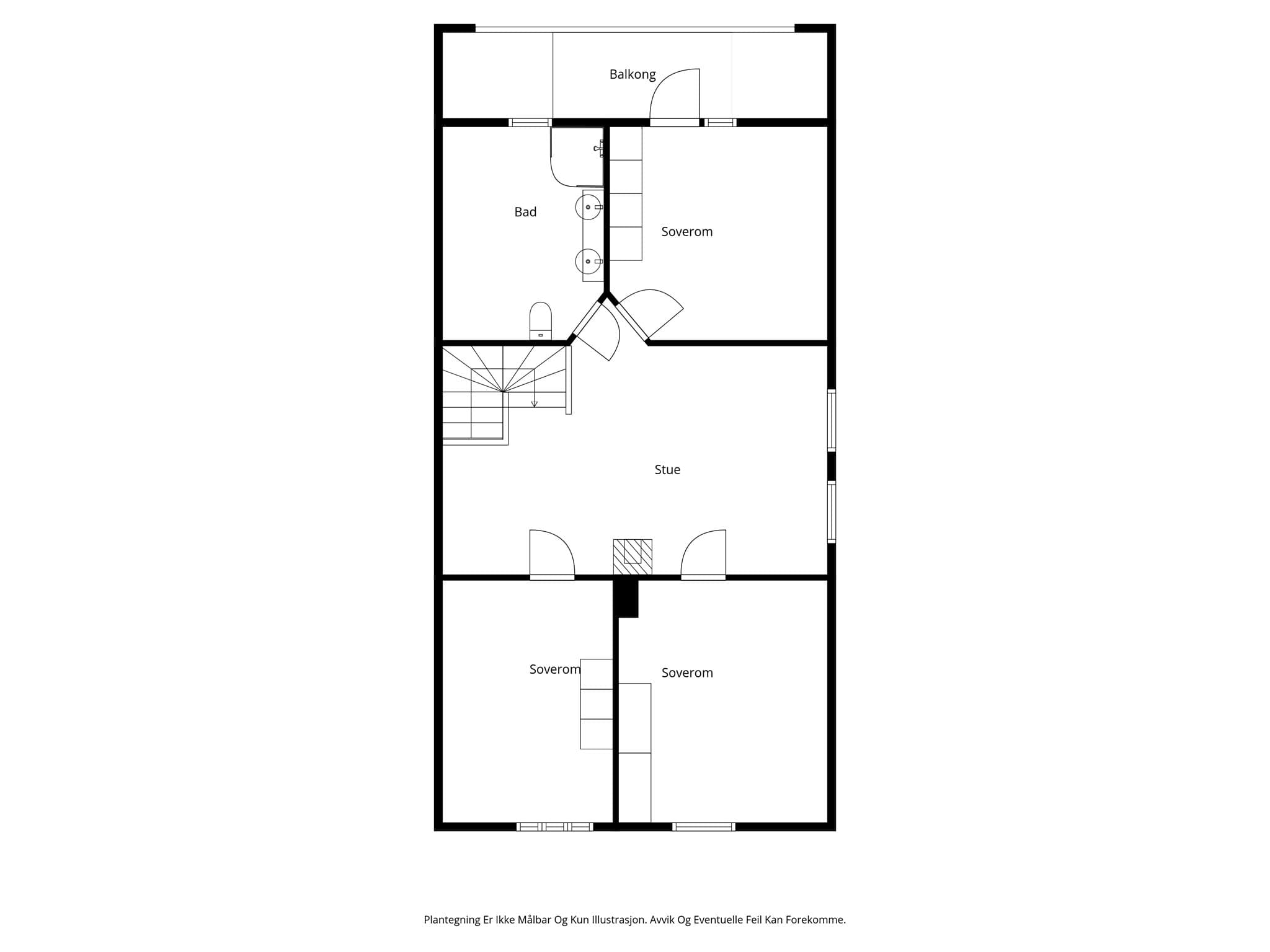 Plantegning 2. etasje