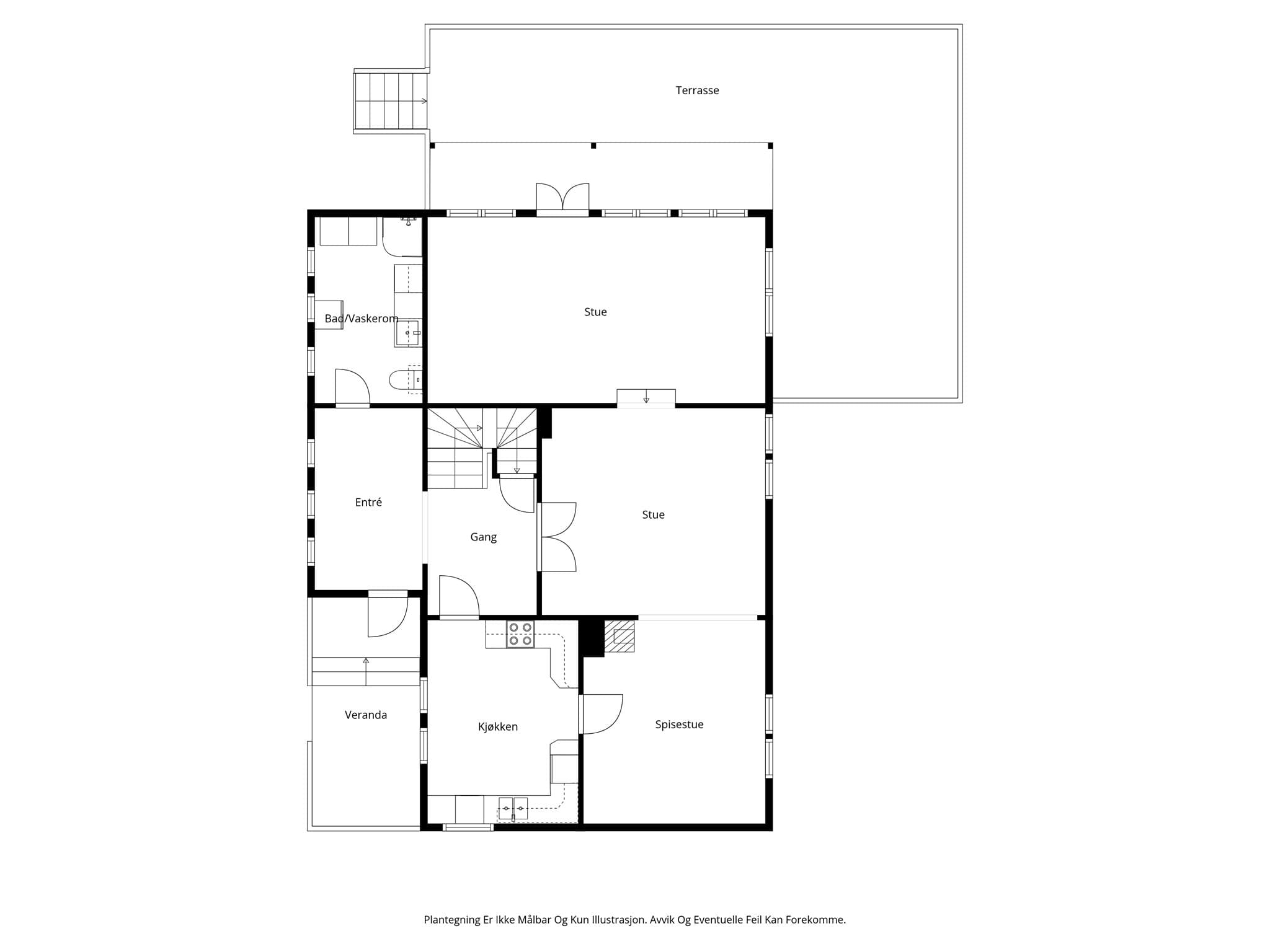 Plantegning 1. etasje