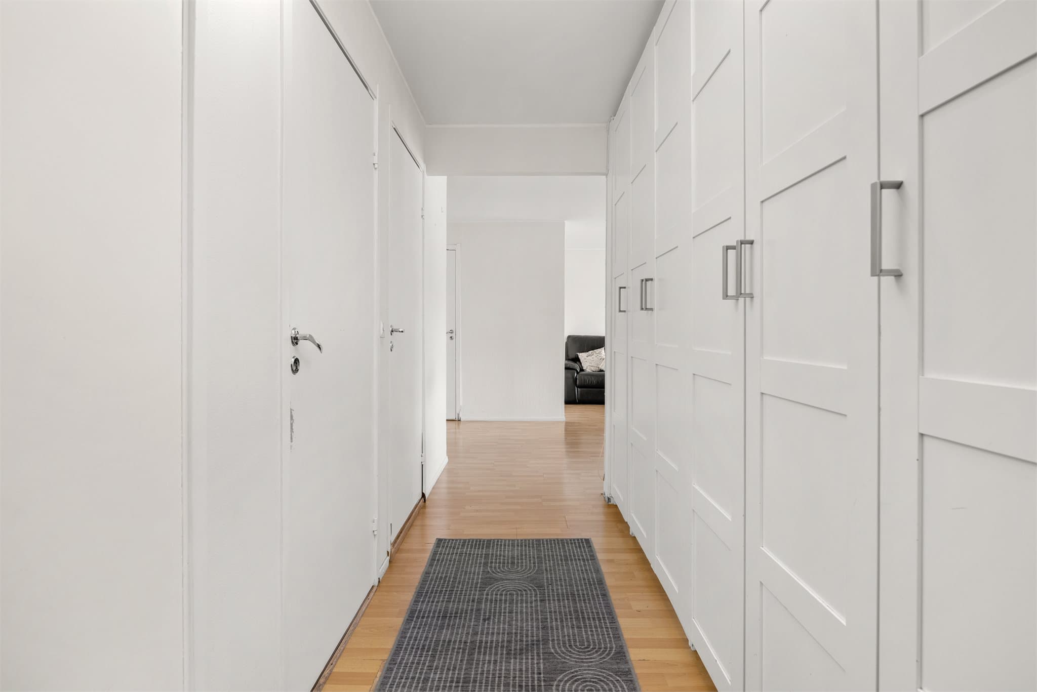 Entrè/gangen har meget med lagringsplass