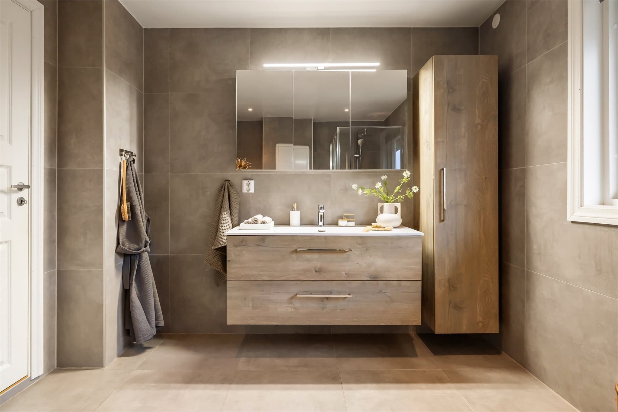 - Flott, helfliset bad som måler 9,4m² -