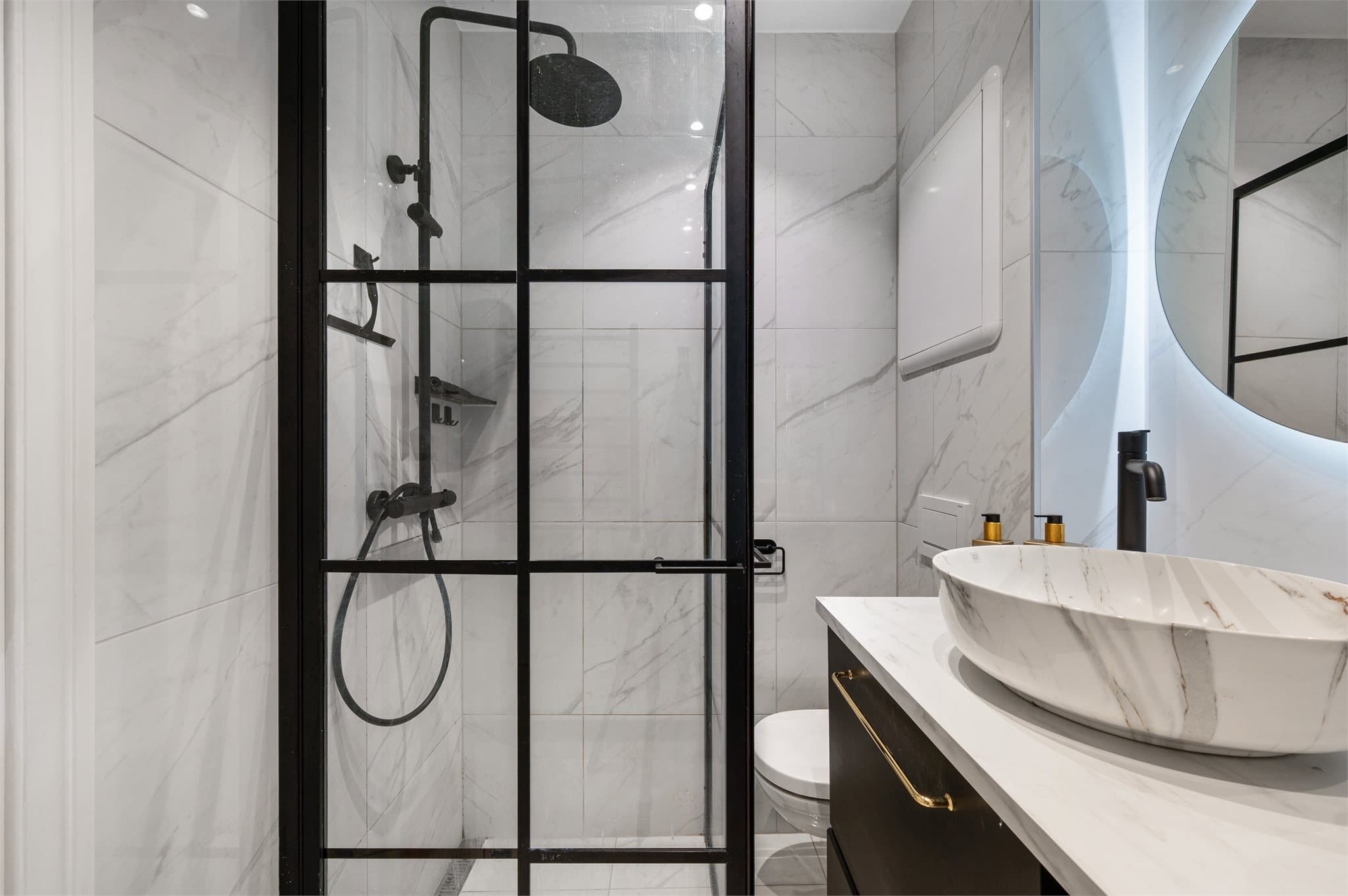 - Badet måler 3,1 m² -