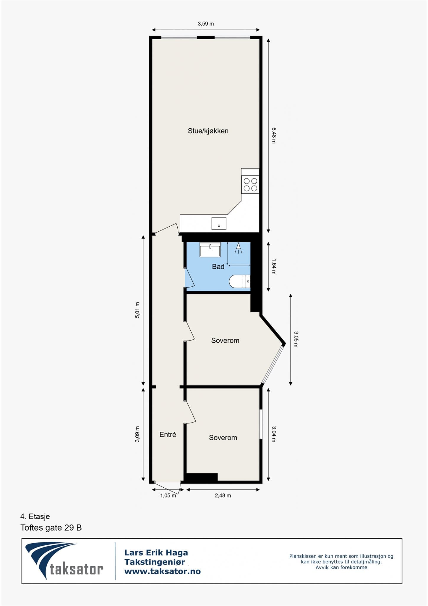 Alternativ planløsning.