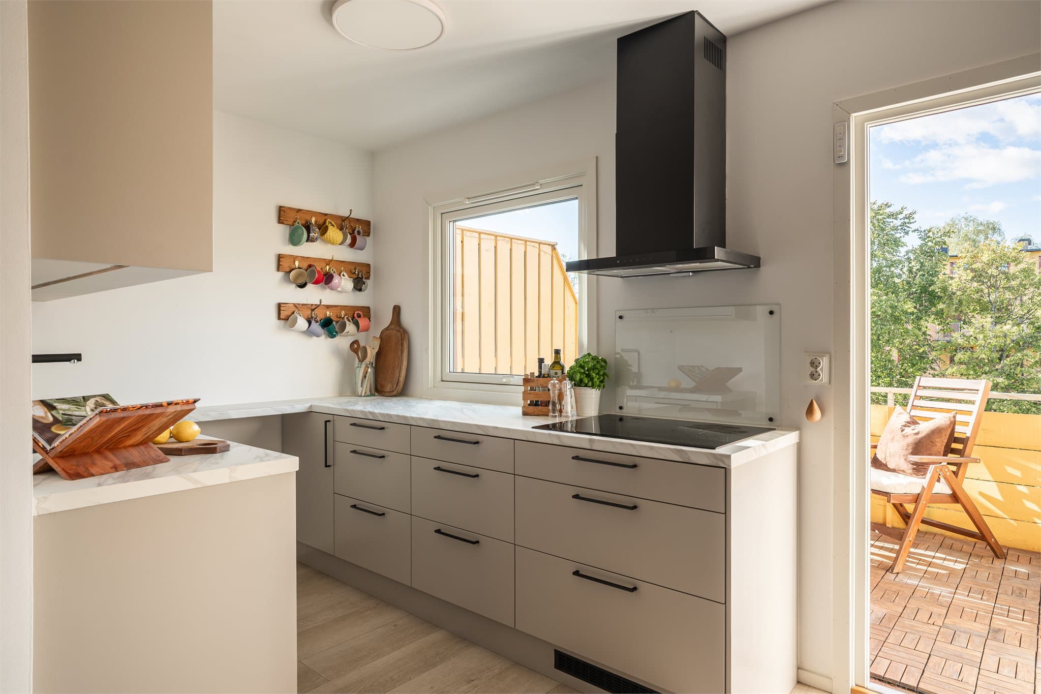 Nytt og moderne epoq-kjøkken som ble oppgradert i 2021