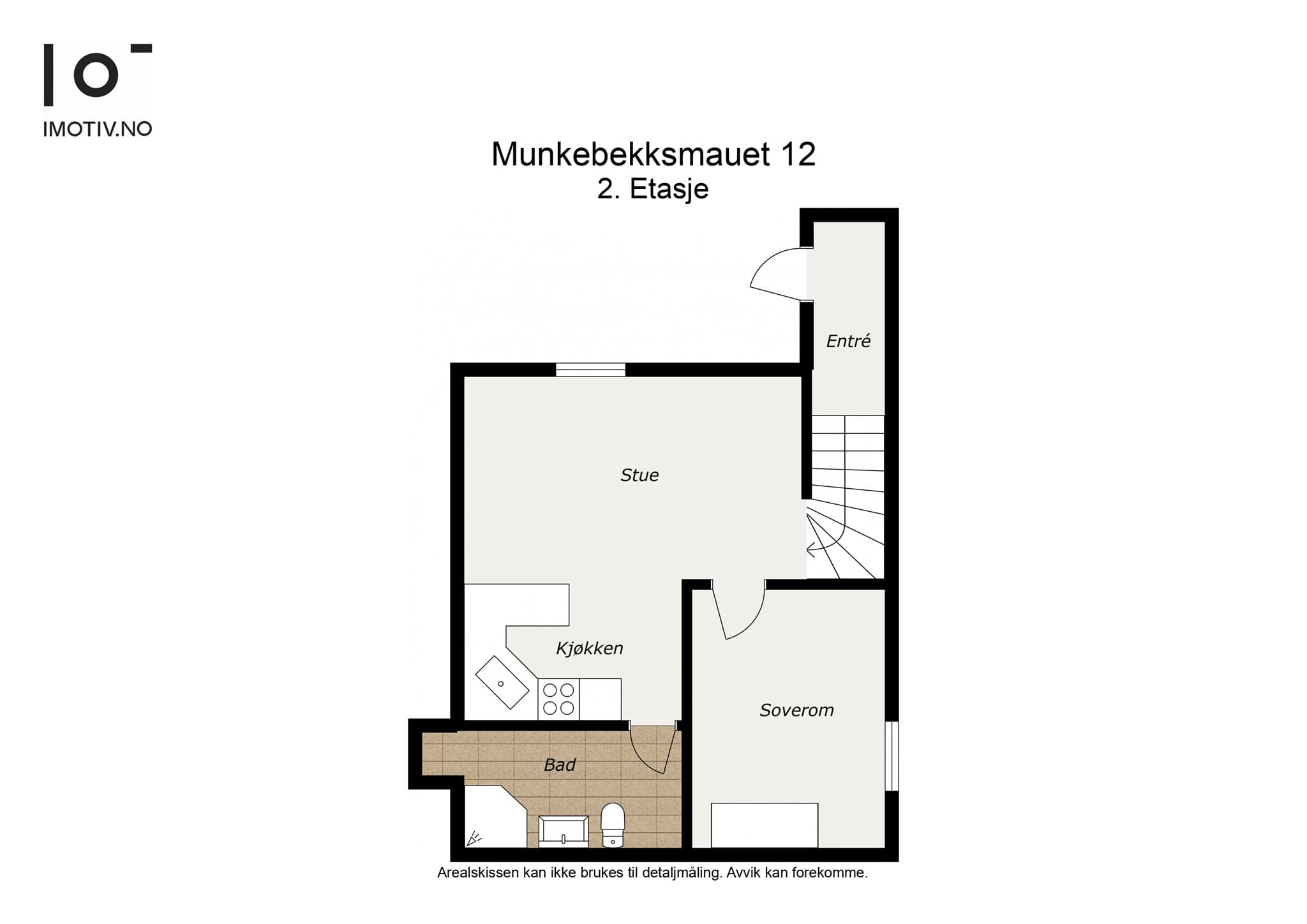 - Plantegning 3. etasje, H0301 -