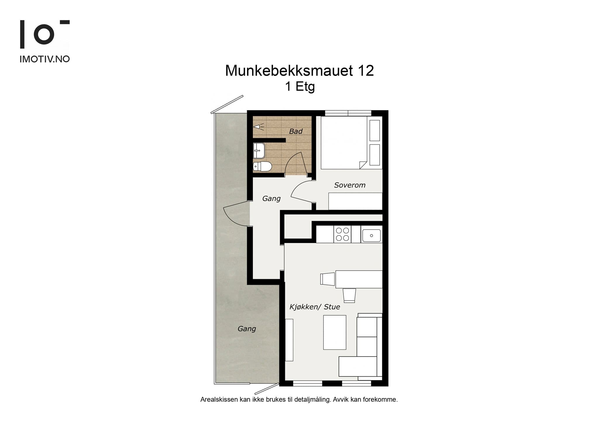 - Plantegning 1. etasje, H0101 -