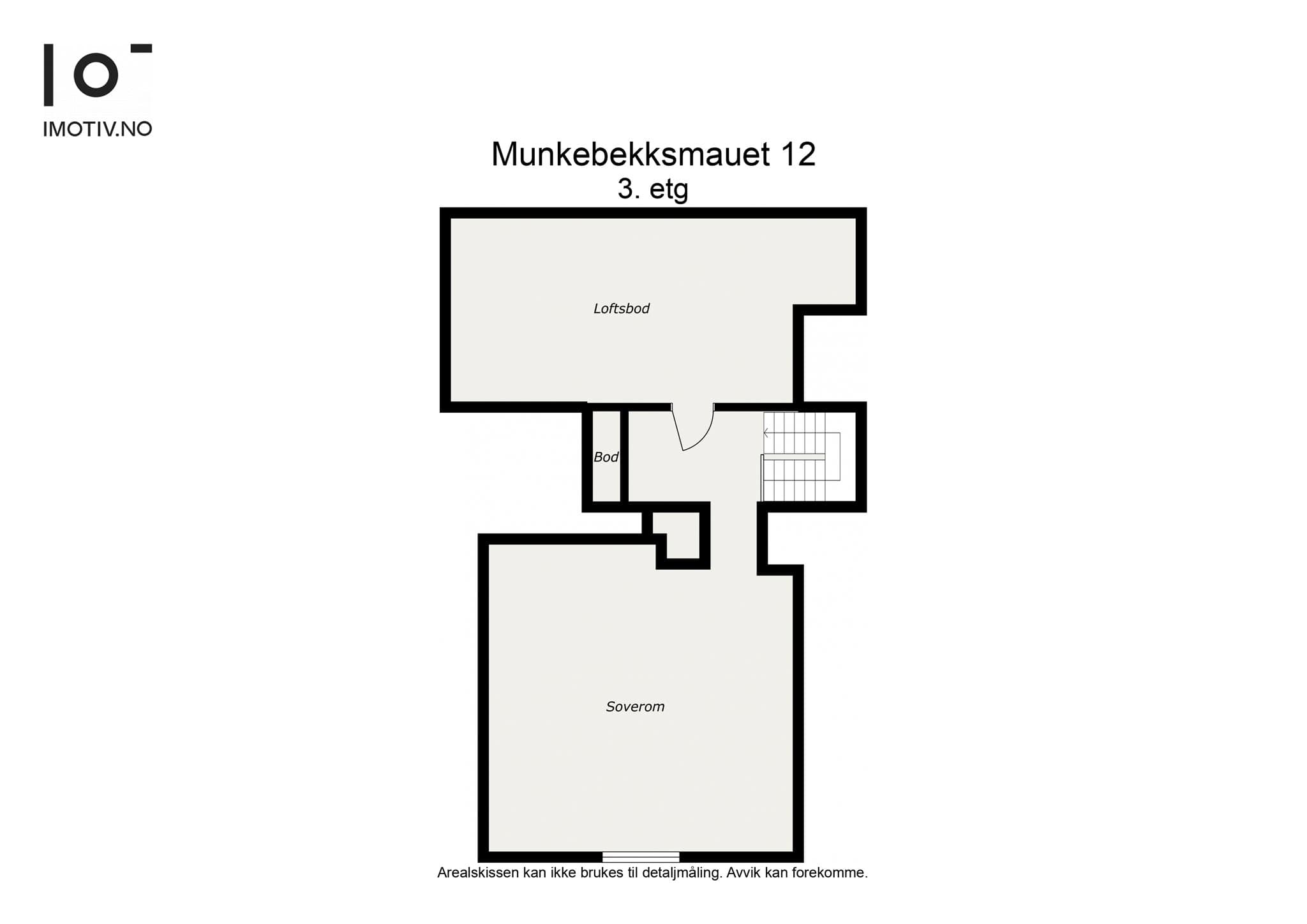 - Plantegning 3. etasje, H0201 -
