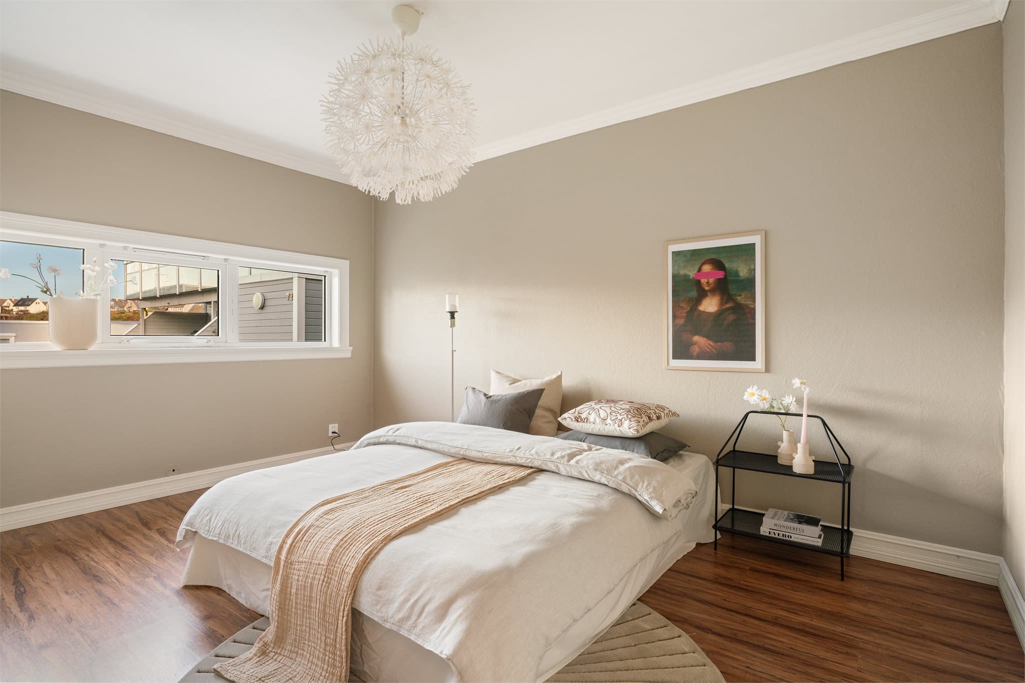 - Lyst og trivelig hovedsoverom som måler hele 12,3m² -