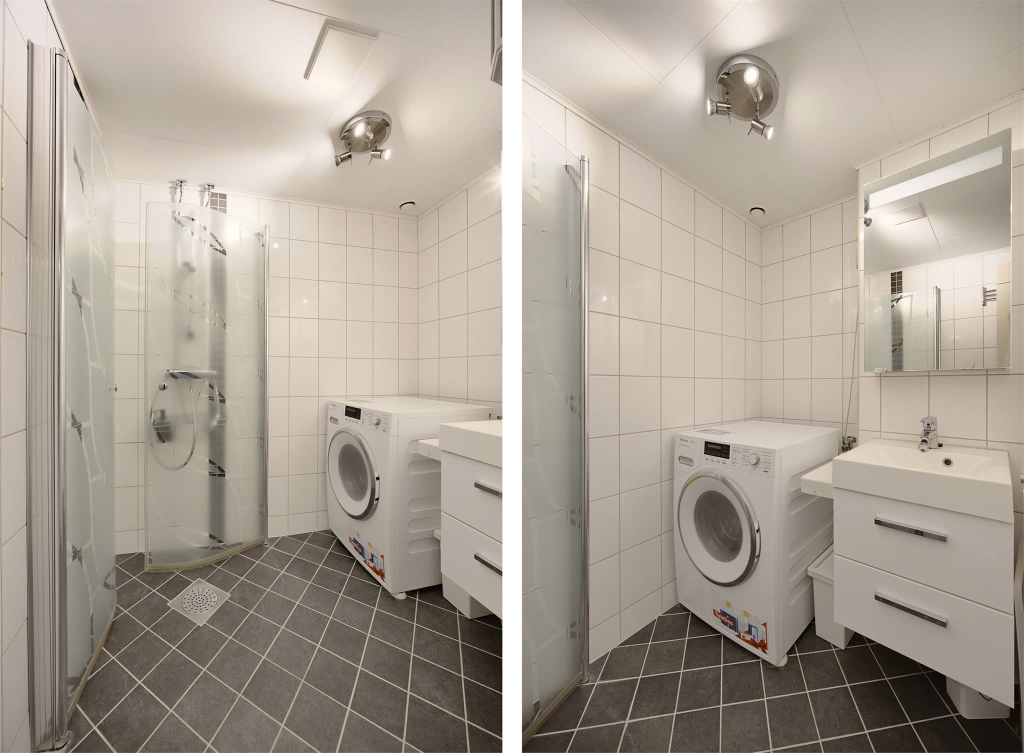 Badet er ifølge tidligere salgsoppgave pusset opp i regi av borettslaget i 2012.