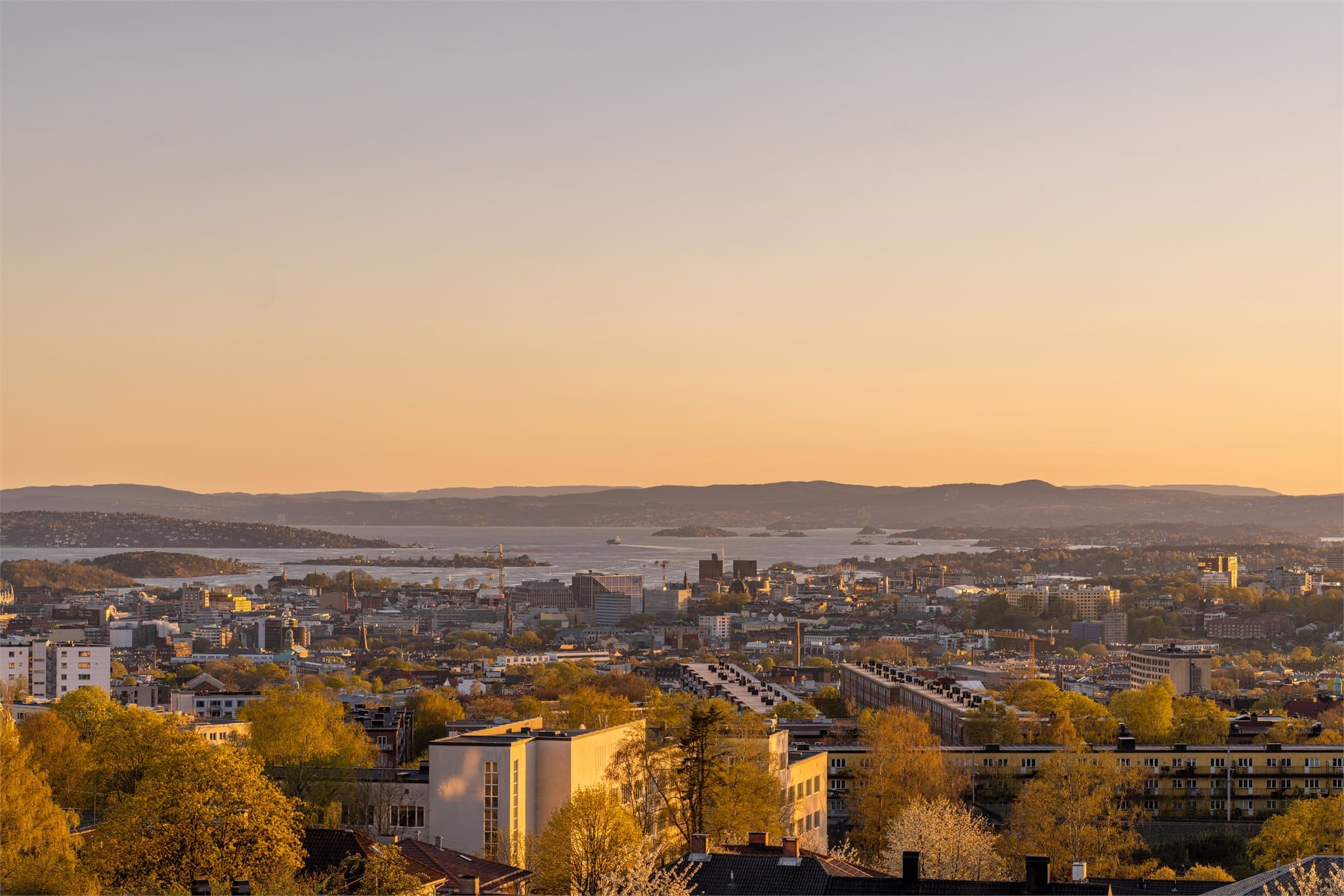 Utsikten er det ingenting å si på!