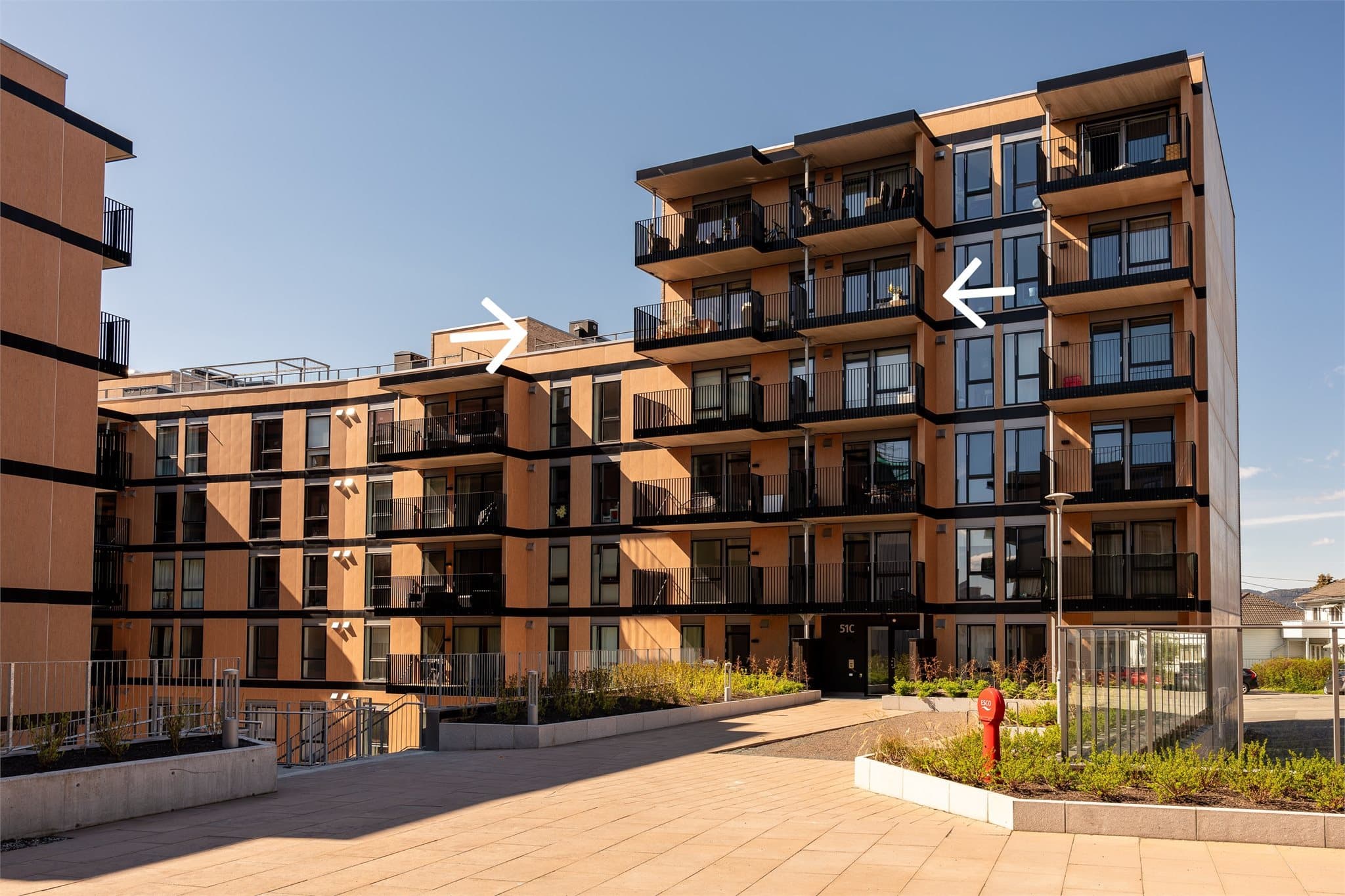 Her har du din egen private oase, høyt og fritt på Løren!