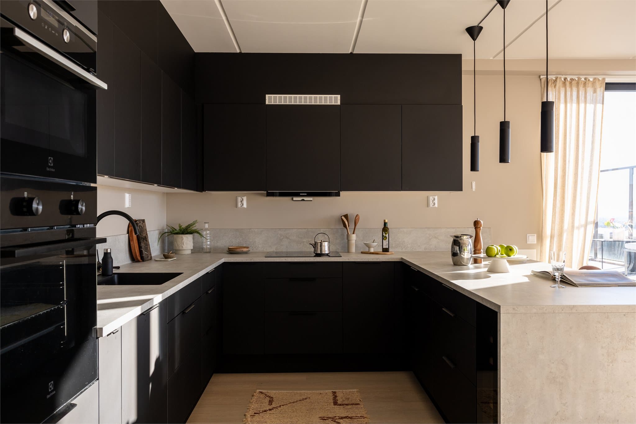 Her er det en glede å lage samt servere mat!