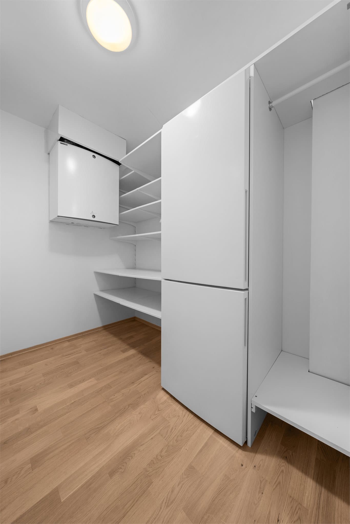 Her er det godt med lagringsplass.