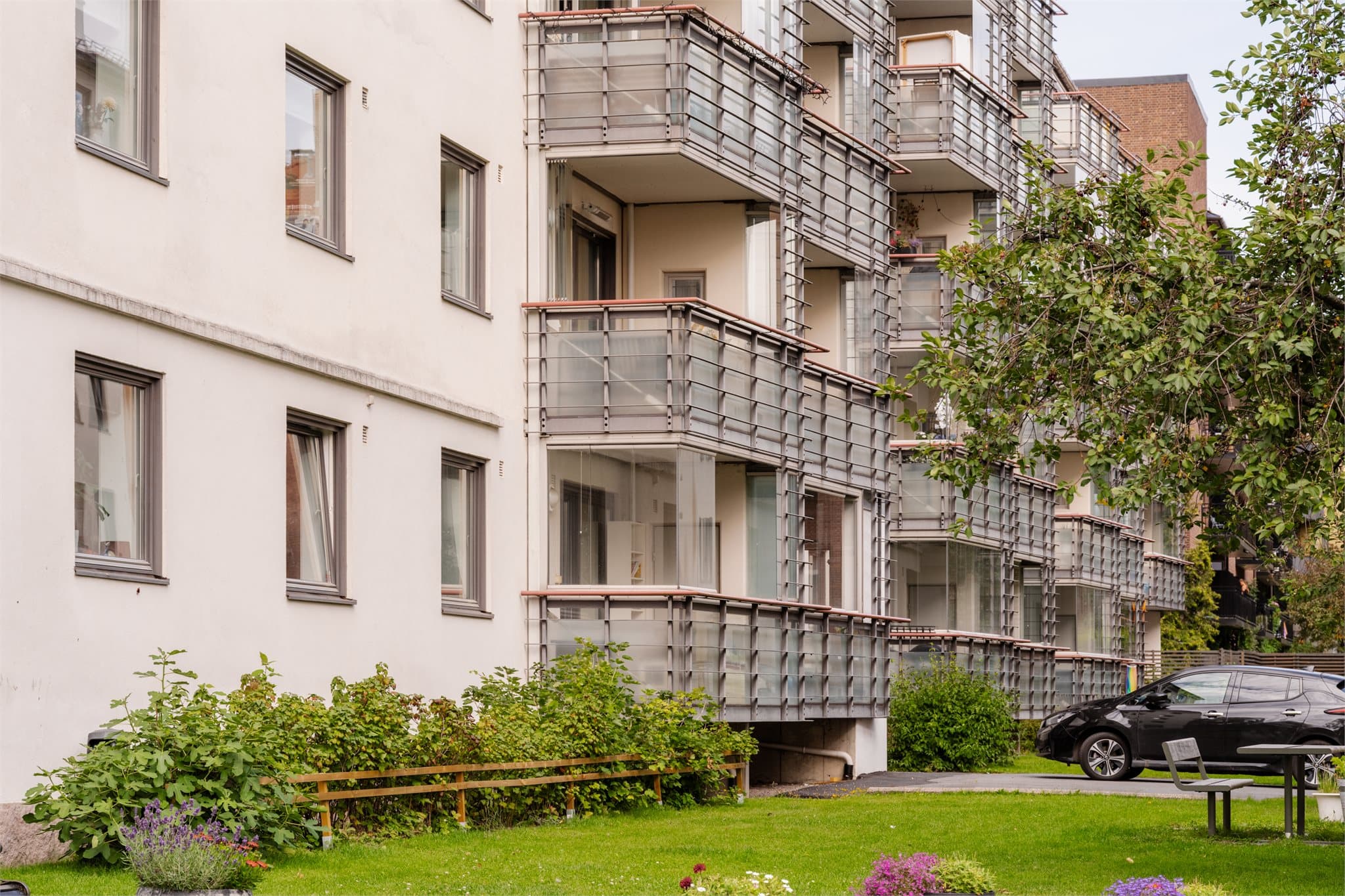 Leiligheten ligger i byggets 2.etasje
