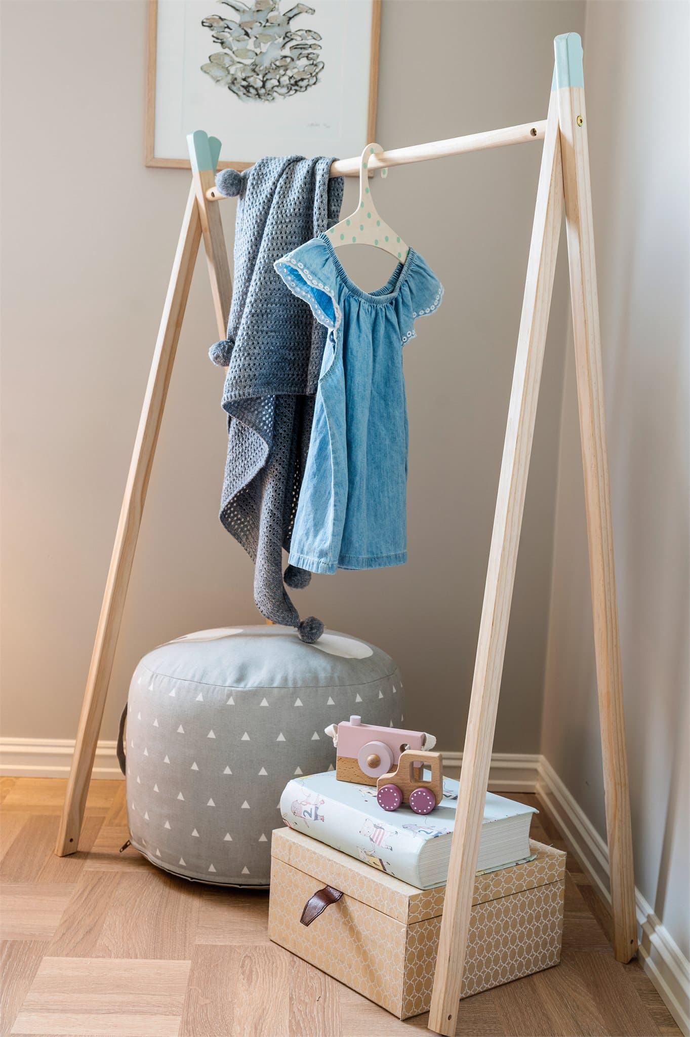 Her får minstemann i familien sin egen oase hvor fantasien får fritt spillerom.