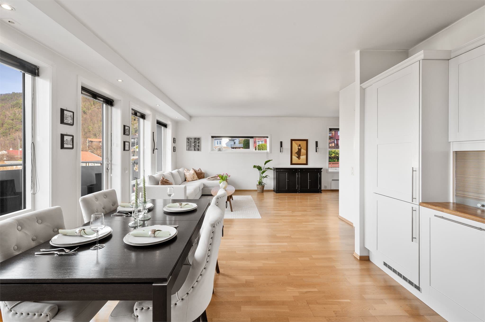 - Stue og kjøkken måler 41,1 m² -