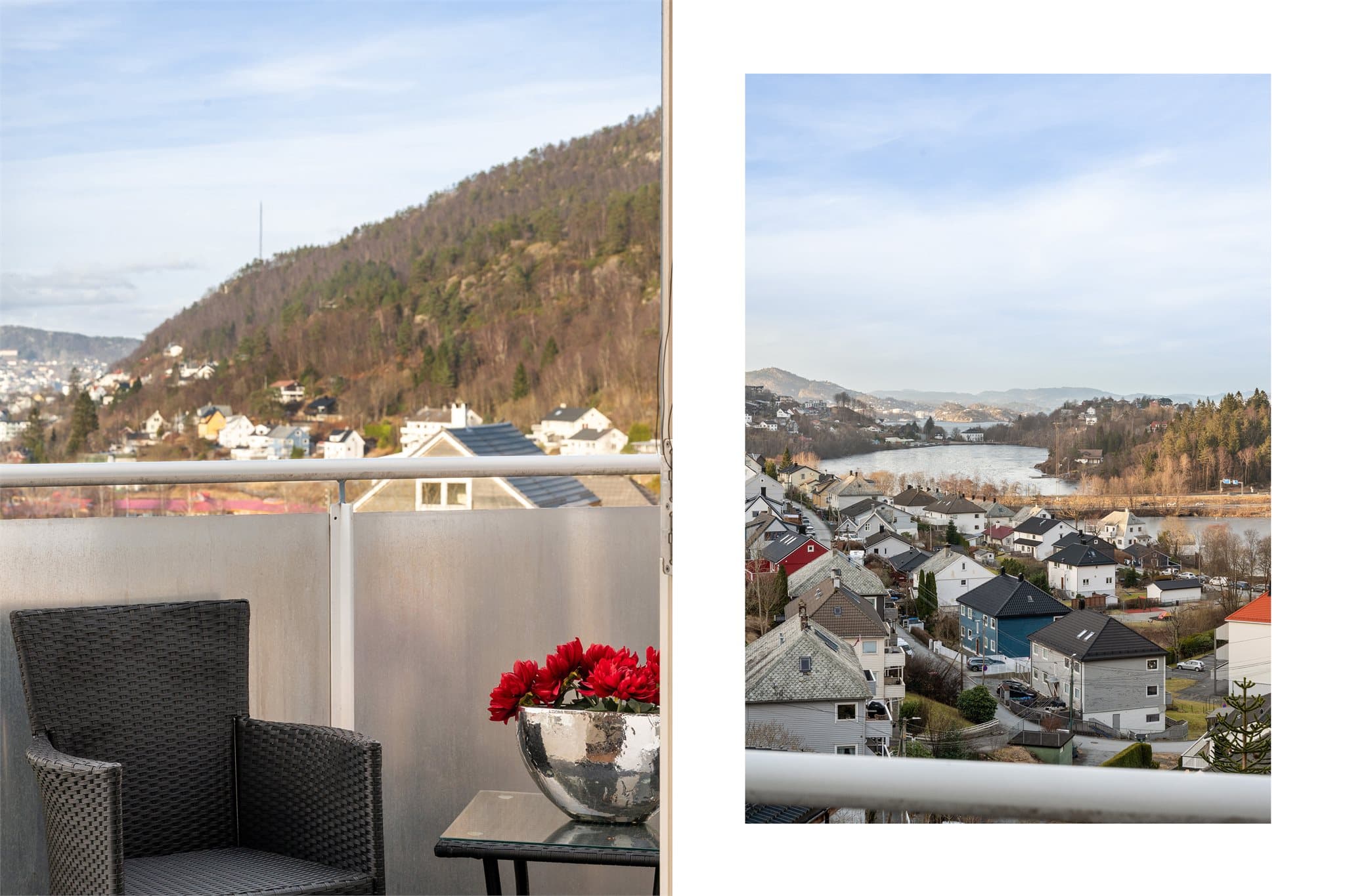 - En flott leilighet med vakker utsikt mot Gravdalsvatnet -