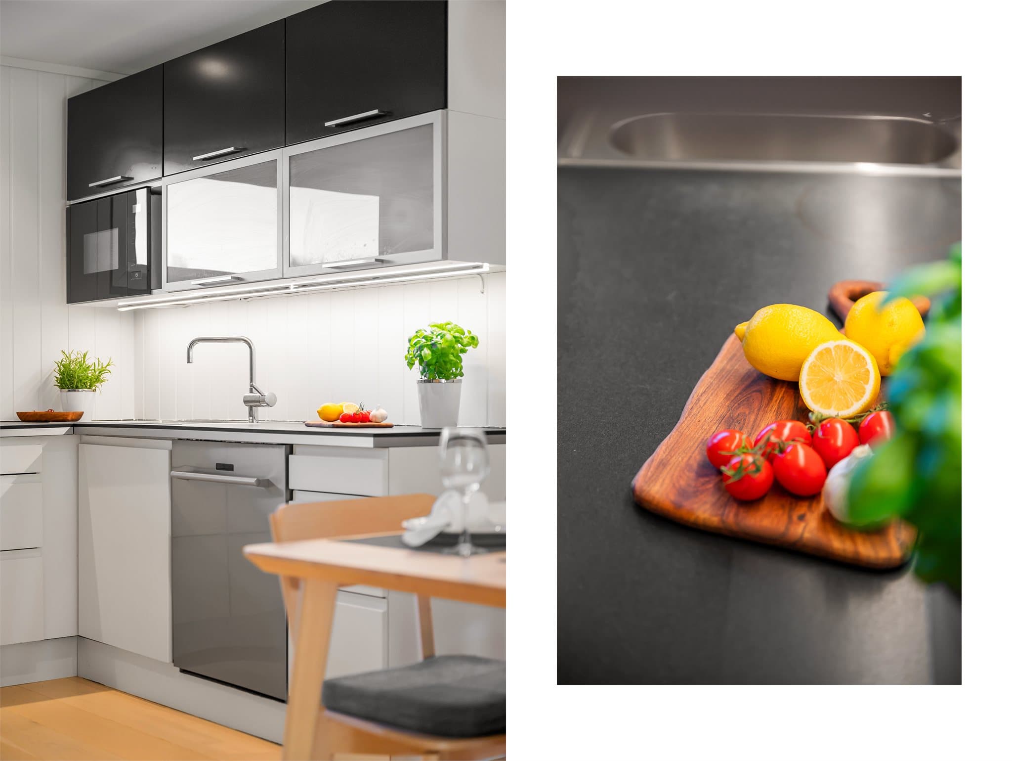 - En moderne og innbydende leilighet -