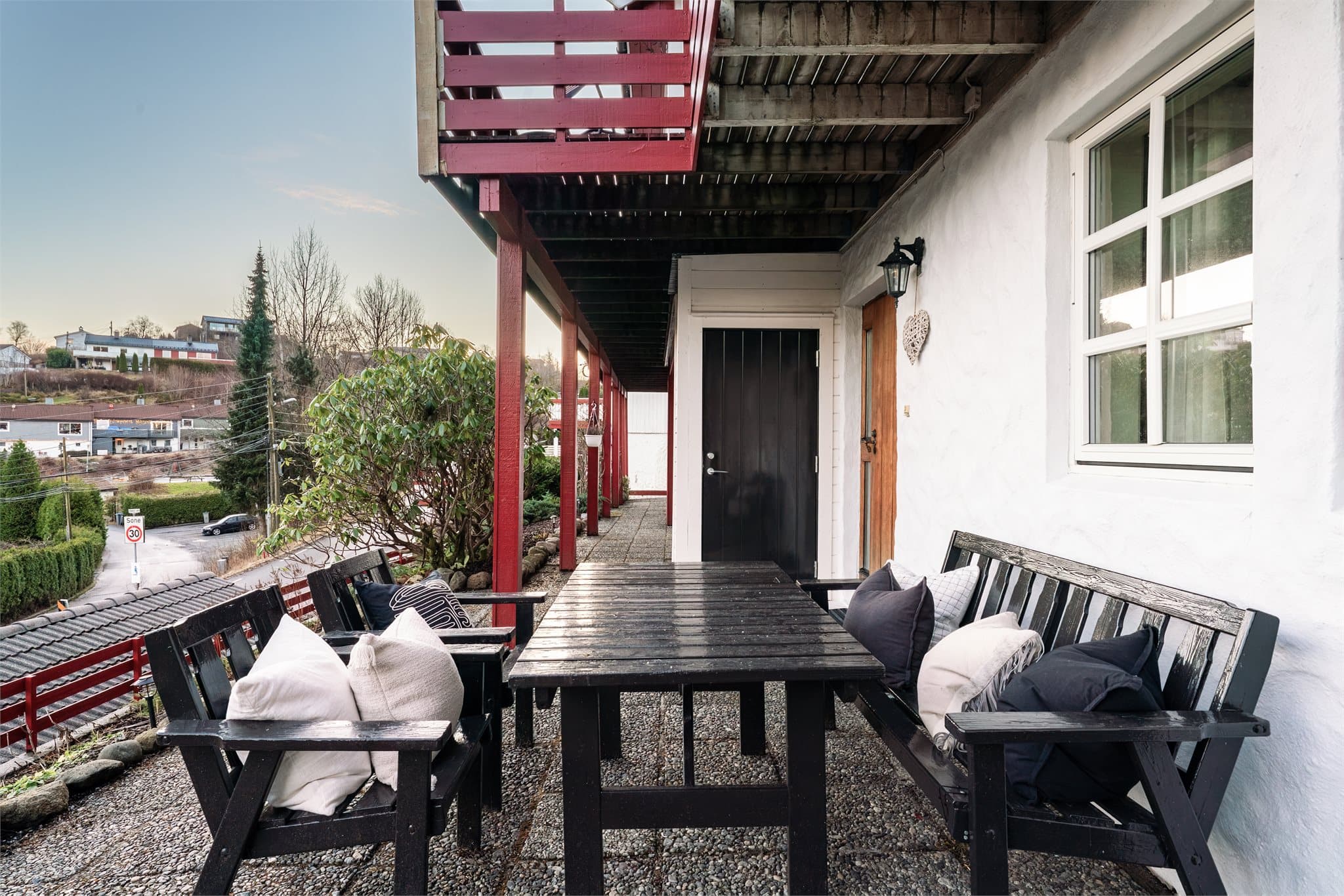 - God plass til en koselig sittegruppe -