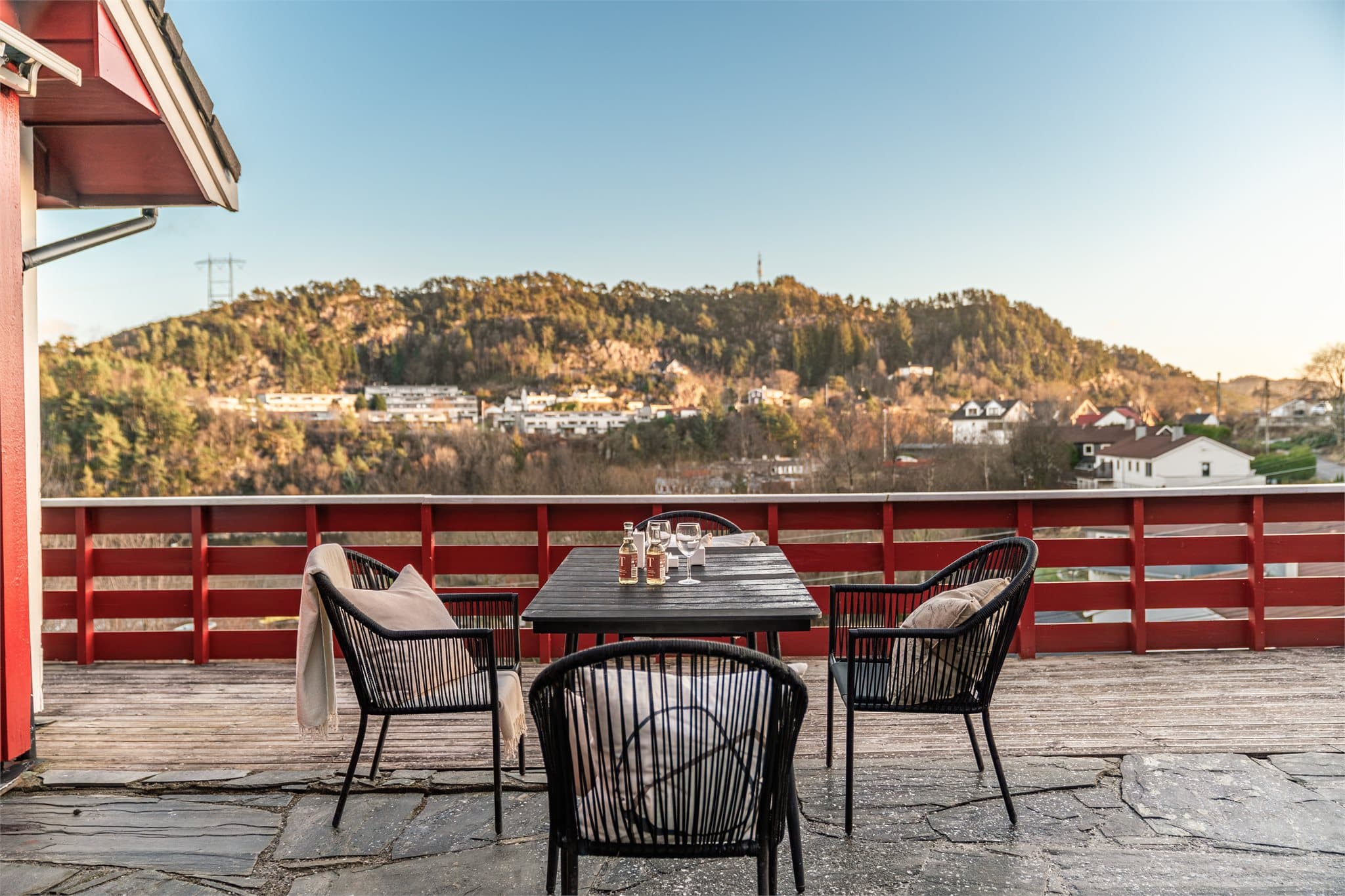 - Herfra kan man virkelig nyte den flotte utsikten! -