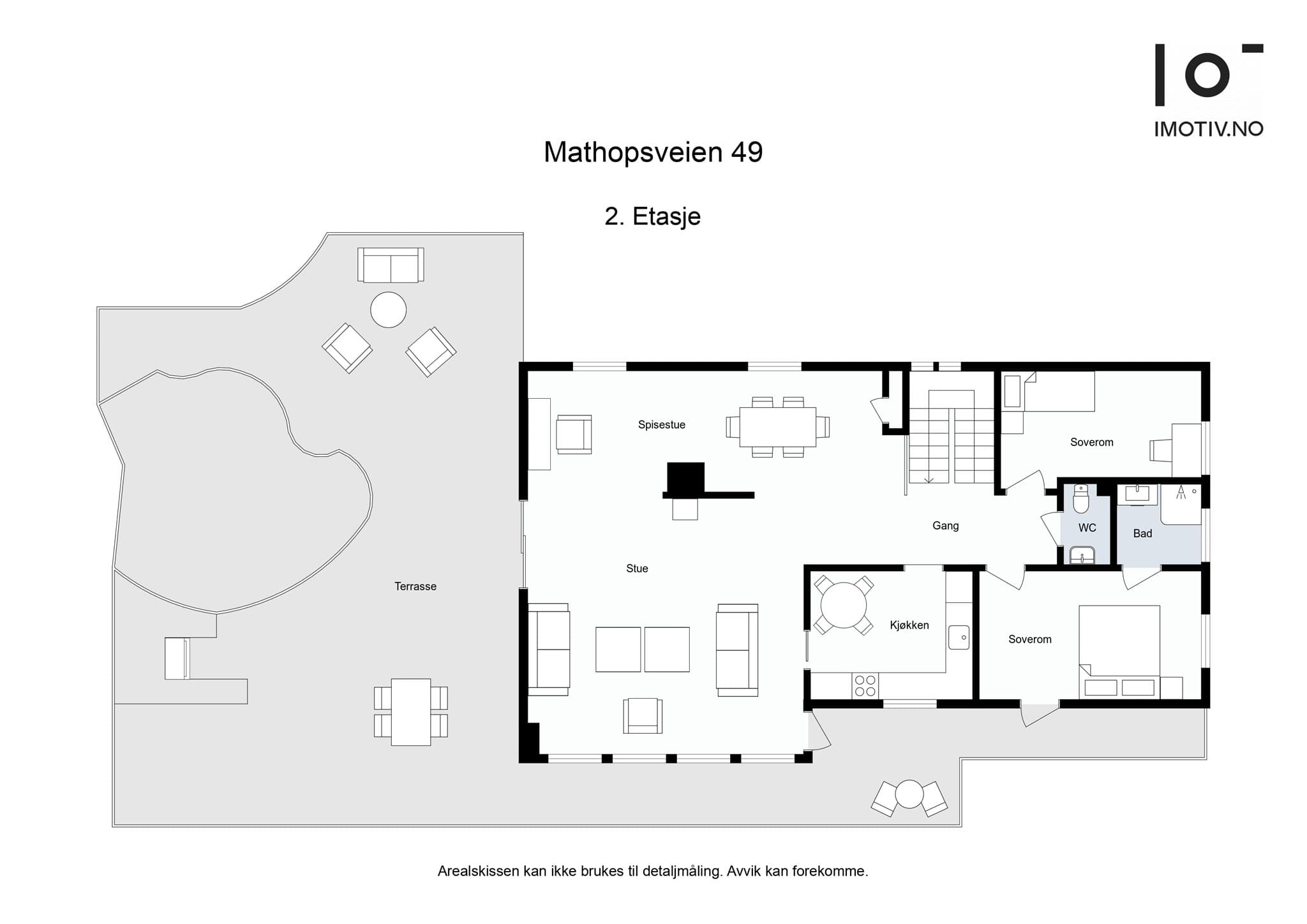 - Planløsning 2. etasje-