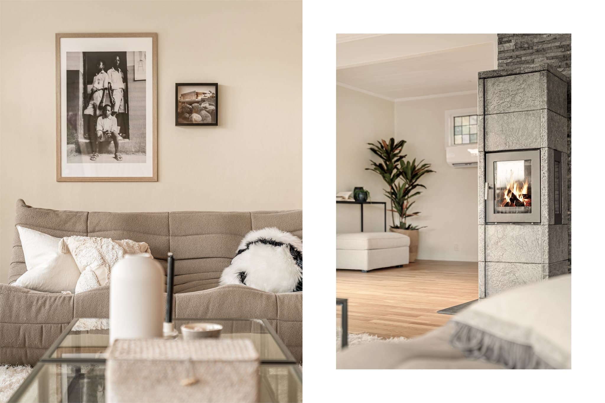 - Lyse og trivelige overflater gir et nydelig helhetsintrykk -