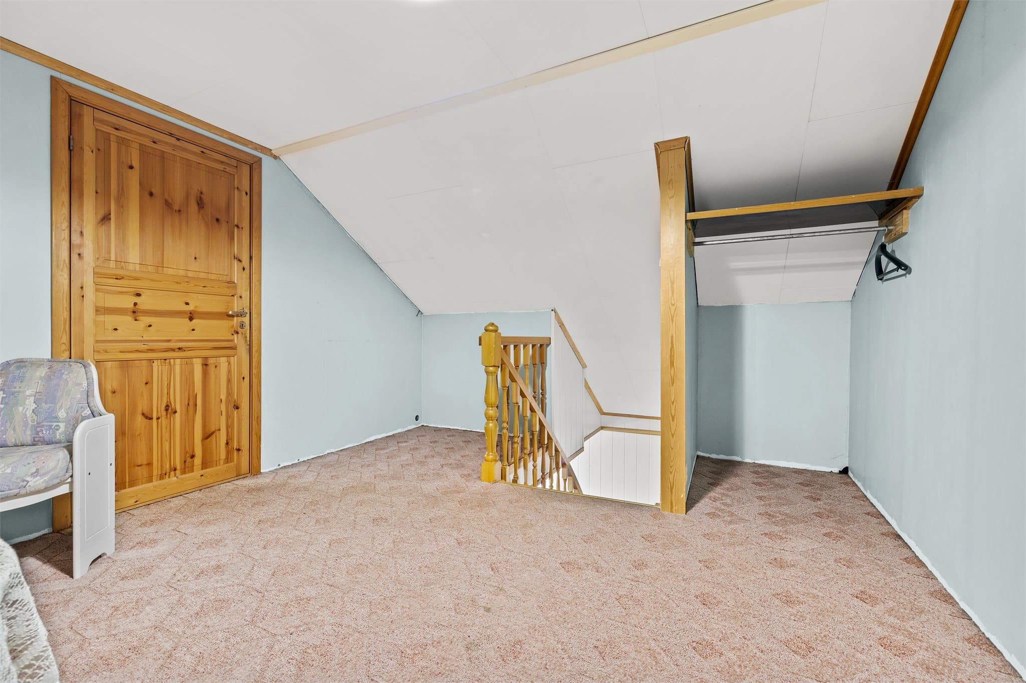 Loftetasjen er på 41 kvm.