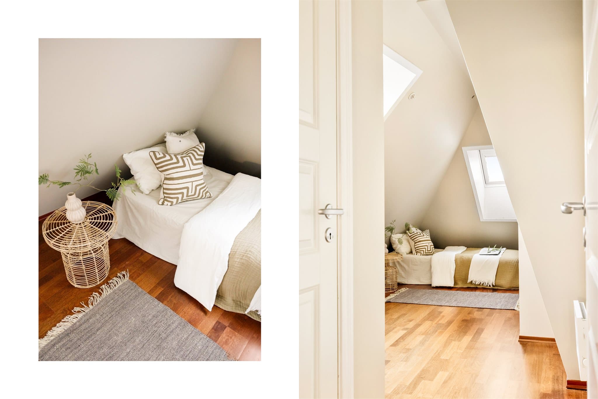 - God plass til seng, garderobe og øvrig ønsket møblement -