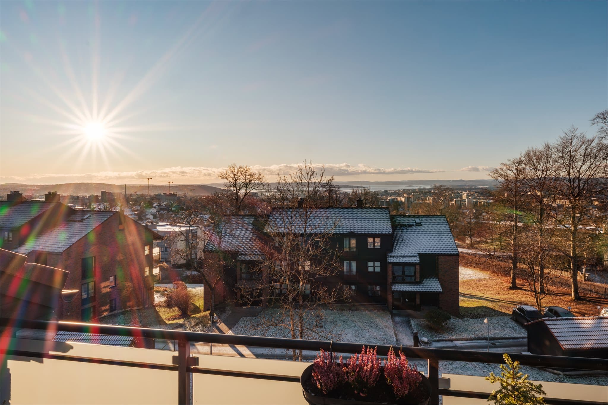 Leiligheten byr på en sjelden flott utsikt over Oslo