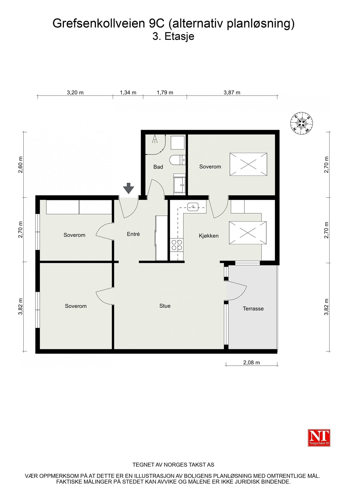 Alternativ planløsning