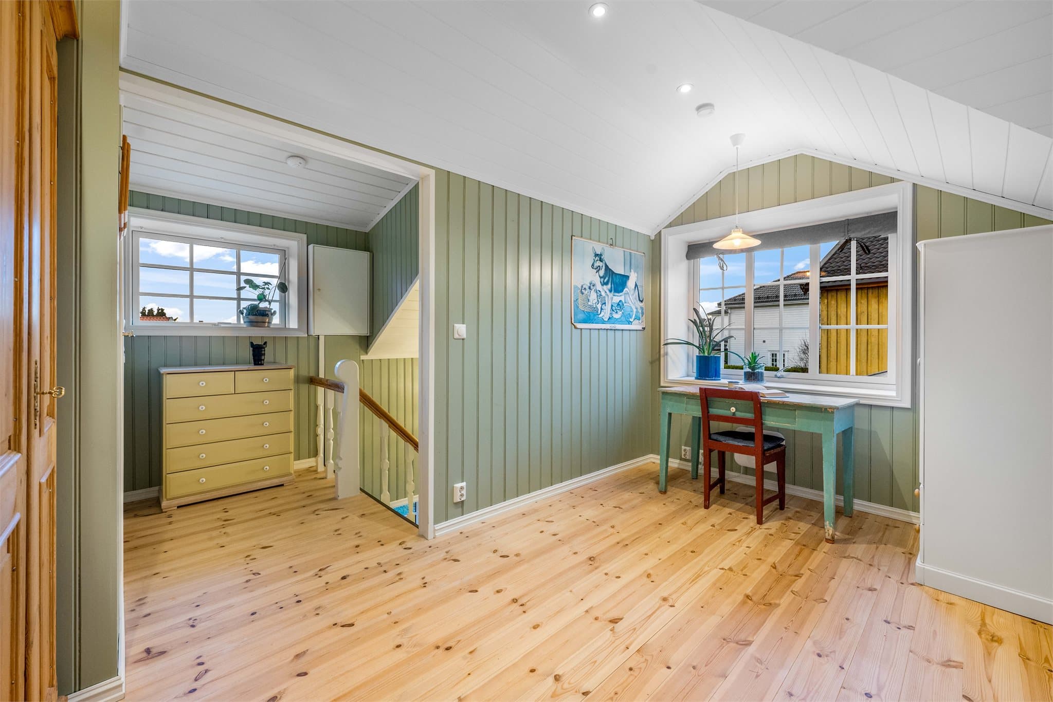 Gang i 2.etg som fint kan benyttes som kontor eller en ekstra stue.